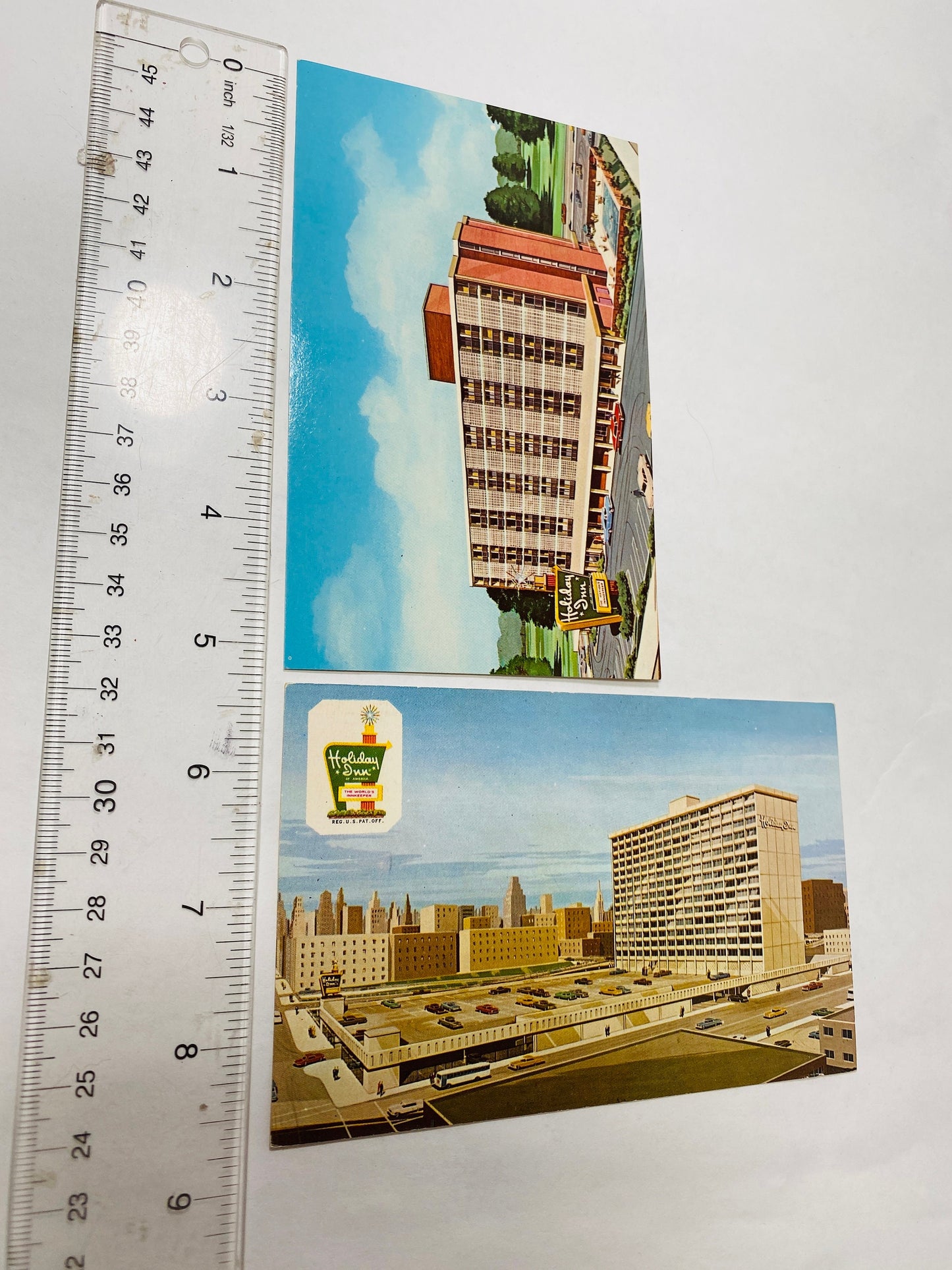 1960s Holiday Inn Vintage postcard lot set Chicago Illinois St. Joseph Michigan Little Rock Arkansas Curteichcolor