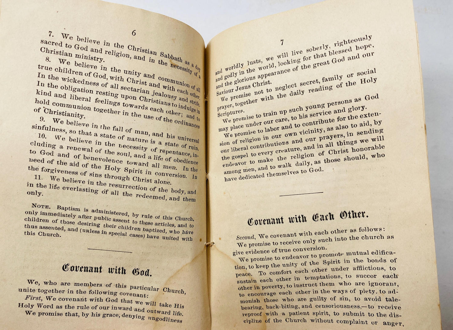 1868 Civil War Assabet Massachusetts Evangelical Union Congregation Church of Christ booklet History Confession Faith Covenant Regulations