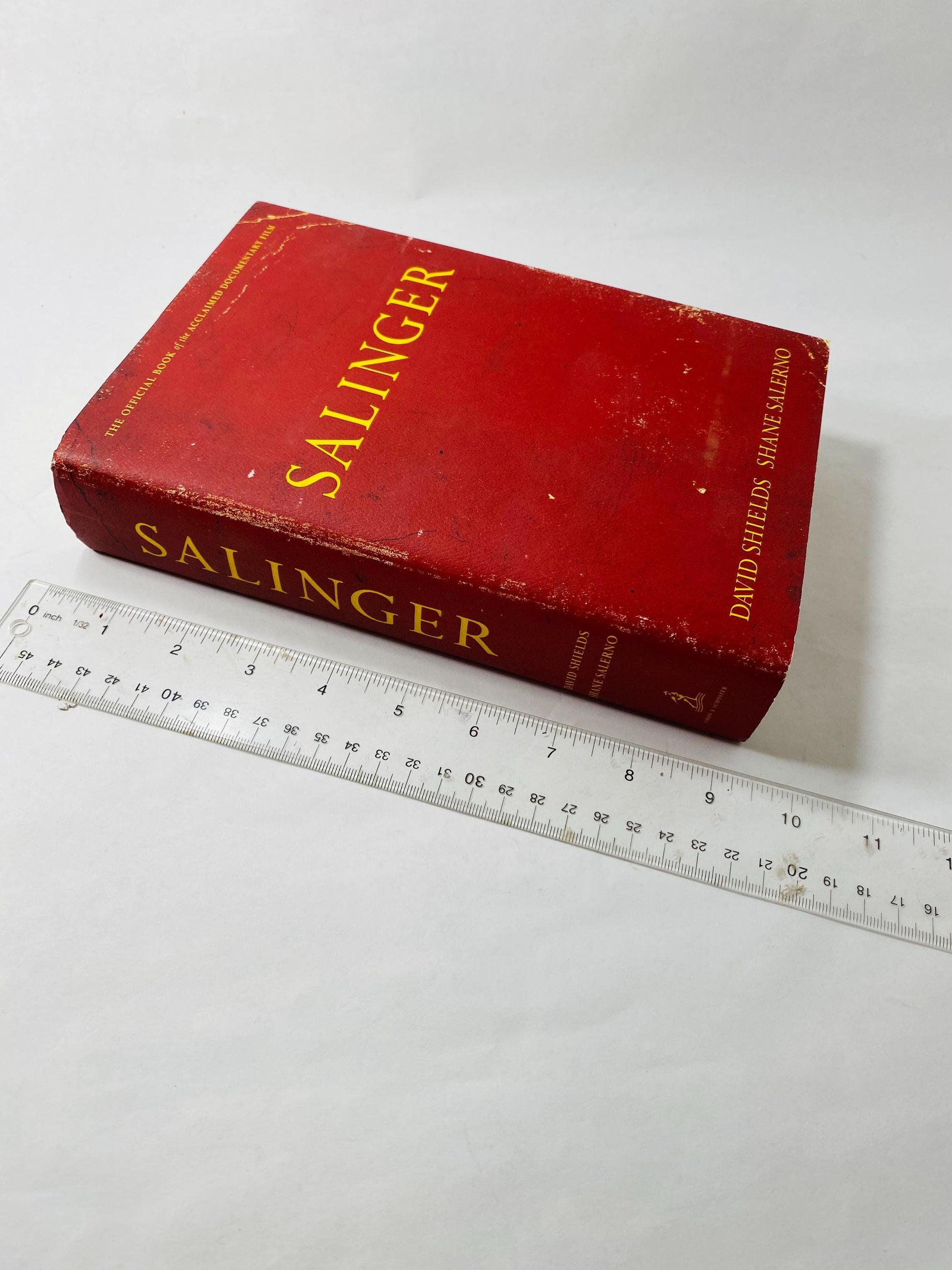 JD Salinger Biography vintage book by David Shields about the author of Catcher in the Rye Teenage angst alienation Holden Caulfield gift