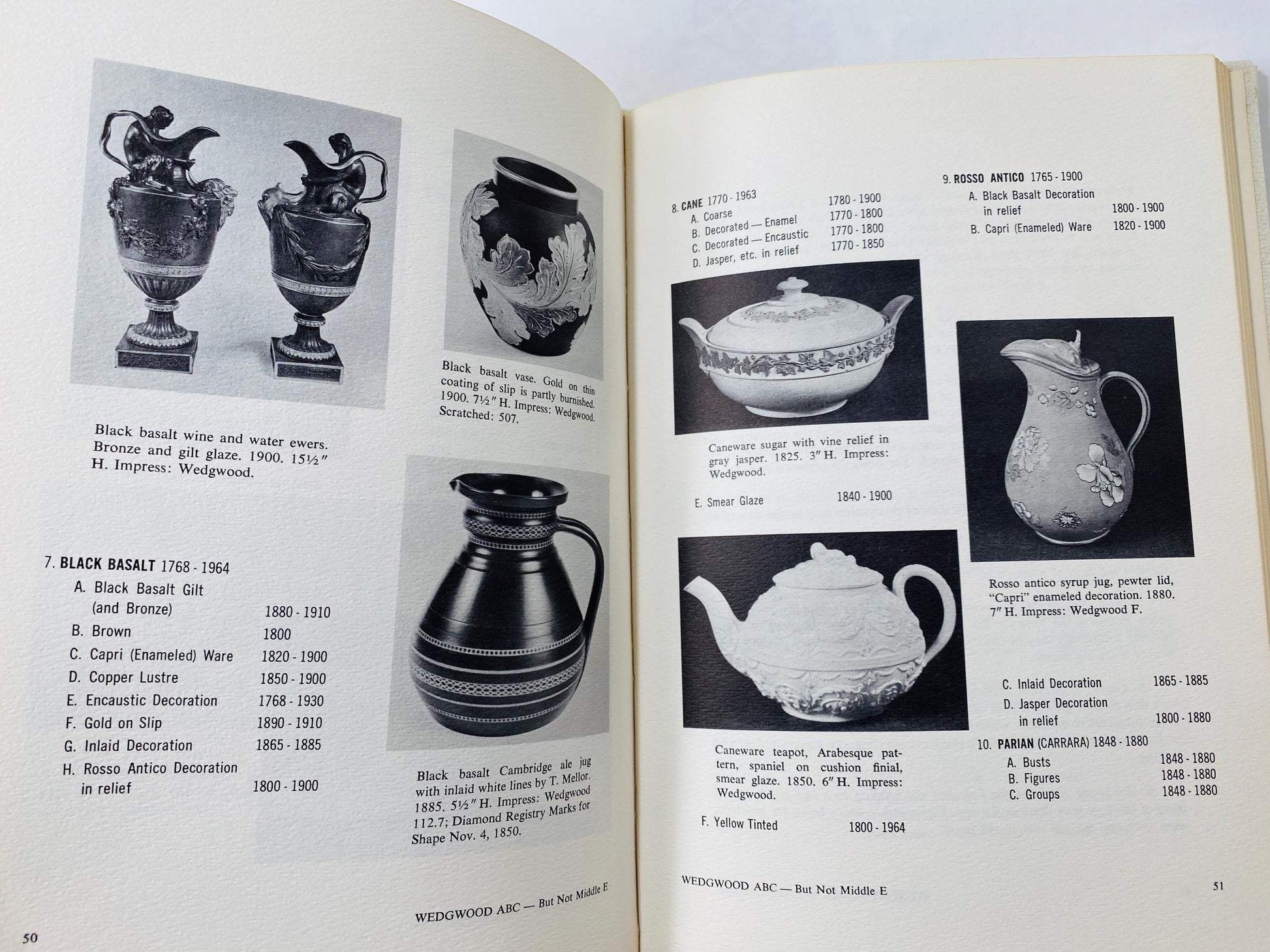 1964 Wedgwood ABC But Not Middle E SIGNED first edition numbered book by Harry Buten inset Wedgwood medallion on front cover china dishes