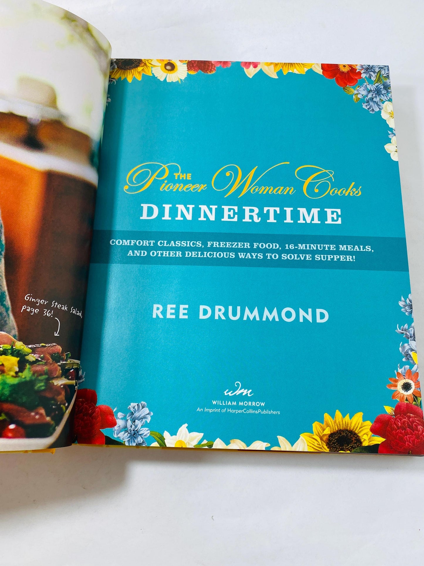 Pioneer Woman Ree Drummond vintage cookbook kitchen home staging prop decor. Recipes for at home cooking