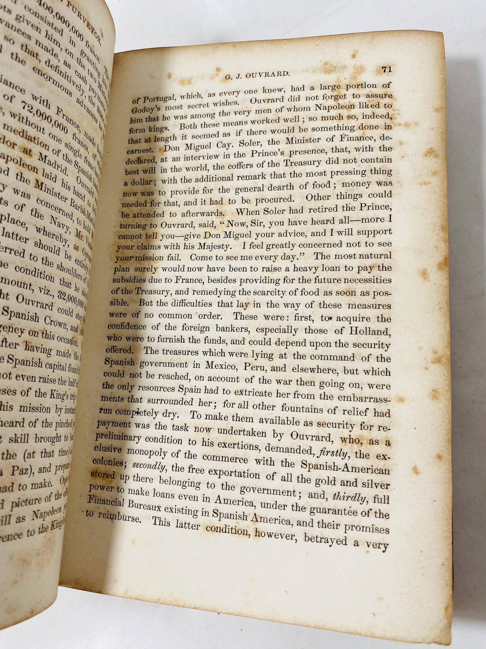 1854 Fifty Years in Both Hemispheres antique book merchant memoir Battle of New Orleans Waterloo Napoleon Audobon Queen Victoria shipwreck