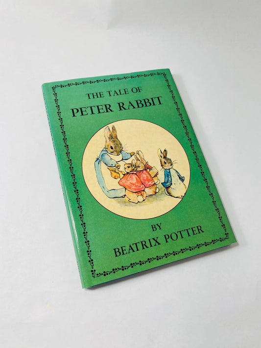 Tale of Peter Rabbit by Beatrix Potter vintage children's book circa 1987.