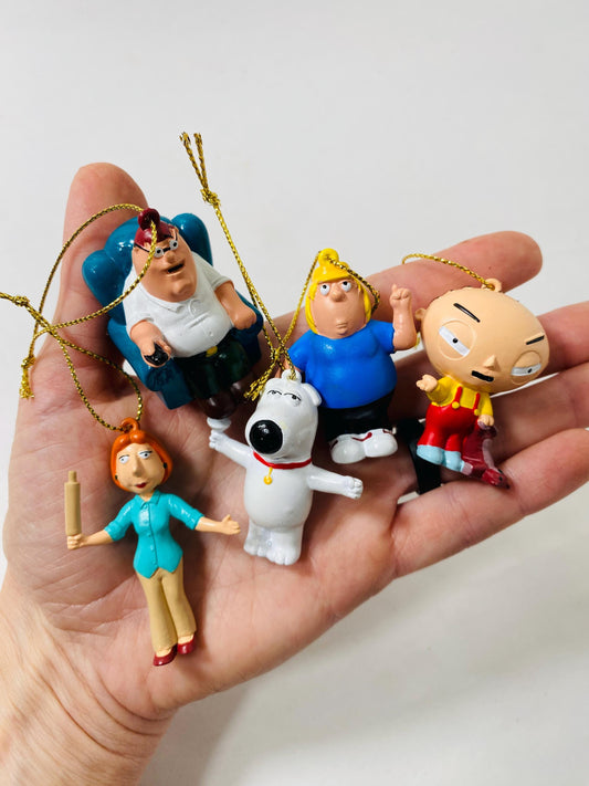 Vintage Family Guy Original Keepsake Christmas Ornaments Peter Griffin Stewie Brian Lois Chris Collectible lot decor in Kmart original box