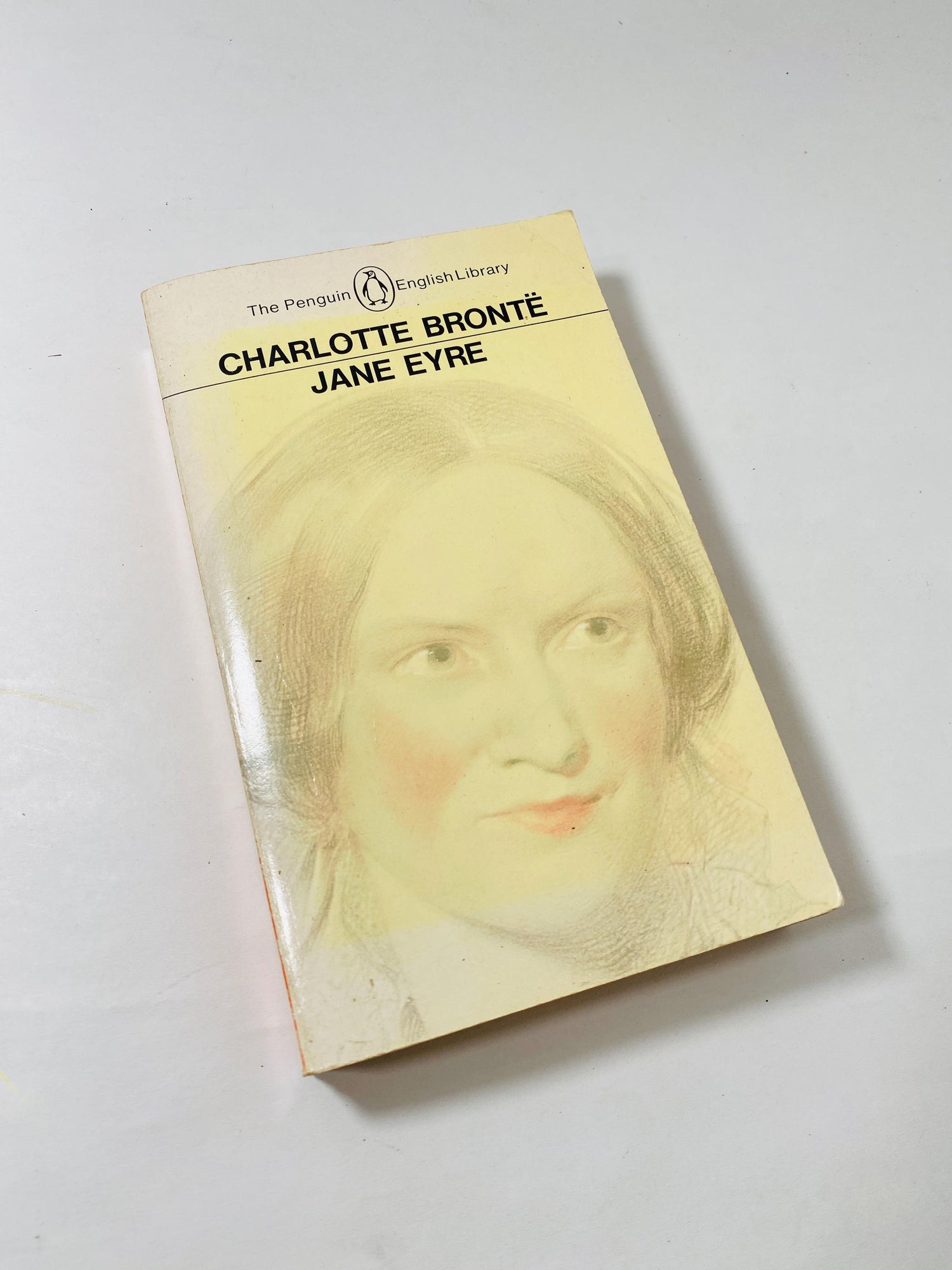 Jane Eyre by Charlotte Bronte Vintage Penguin paperback book circa 1966 Quintessential Victorian novel of gothic romance