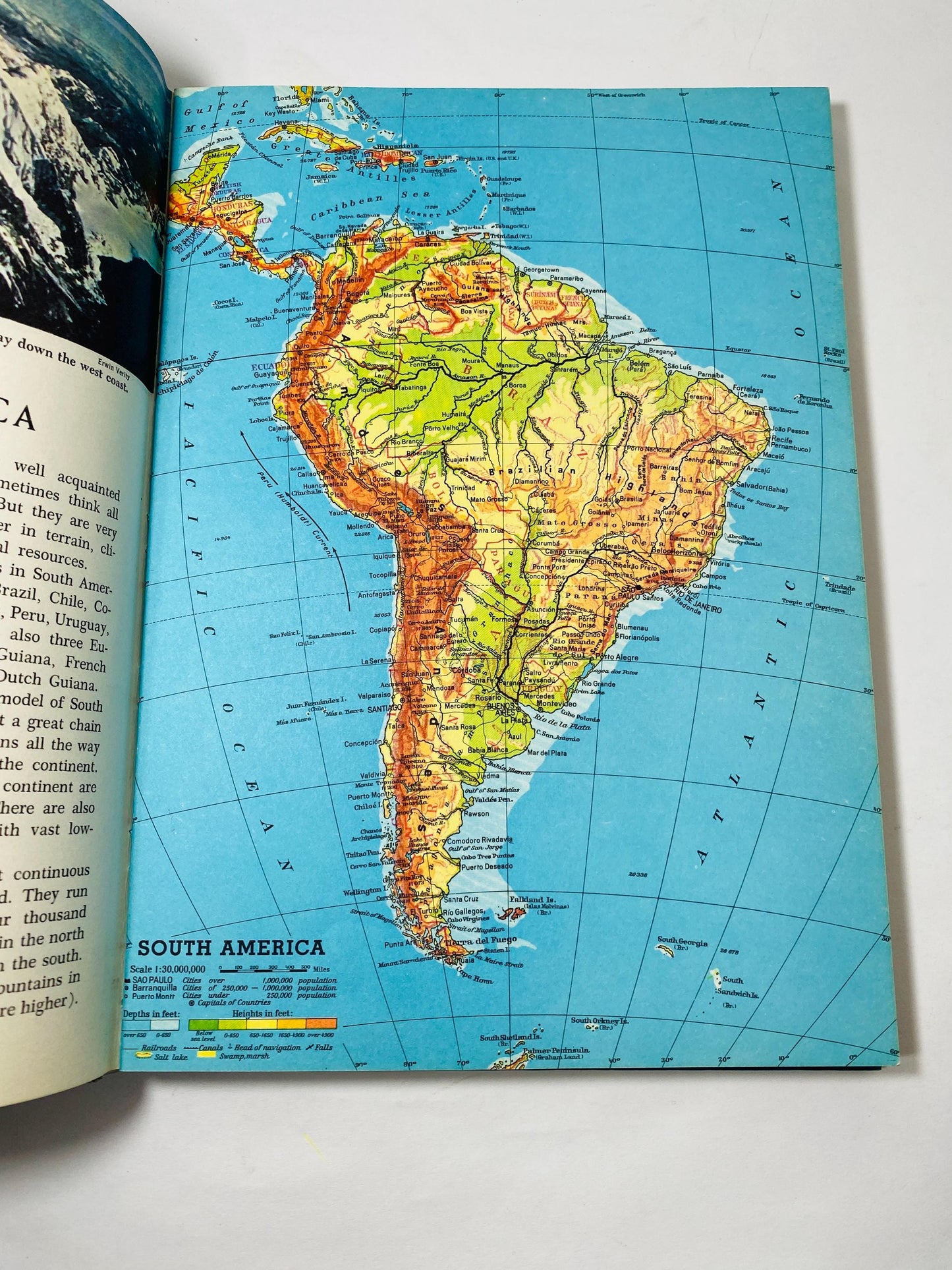 1960 Golden Book Picture Atlas vintage children’s continents USSR Australia Africa Asia South America World Geography