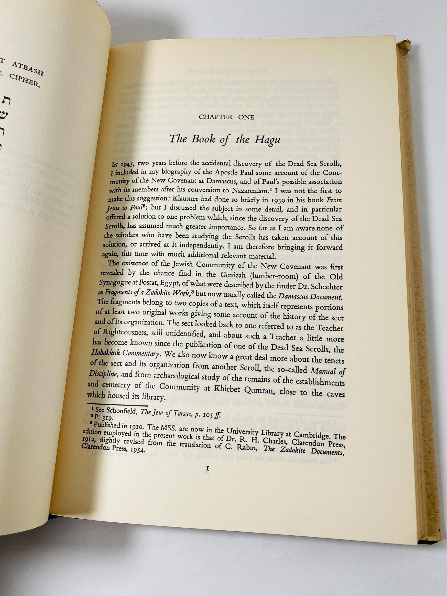 Secrets of the Dead Sea Scrolls vintage book by Hugh Schonfield circa 1957 amazing secrets behind these Judaean desert 2000-year-old texts