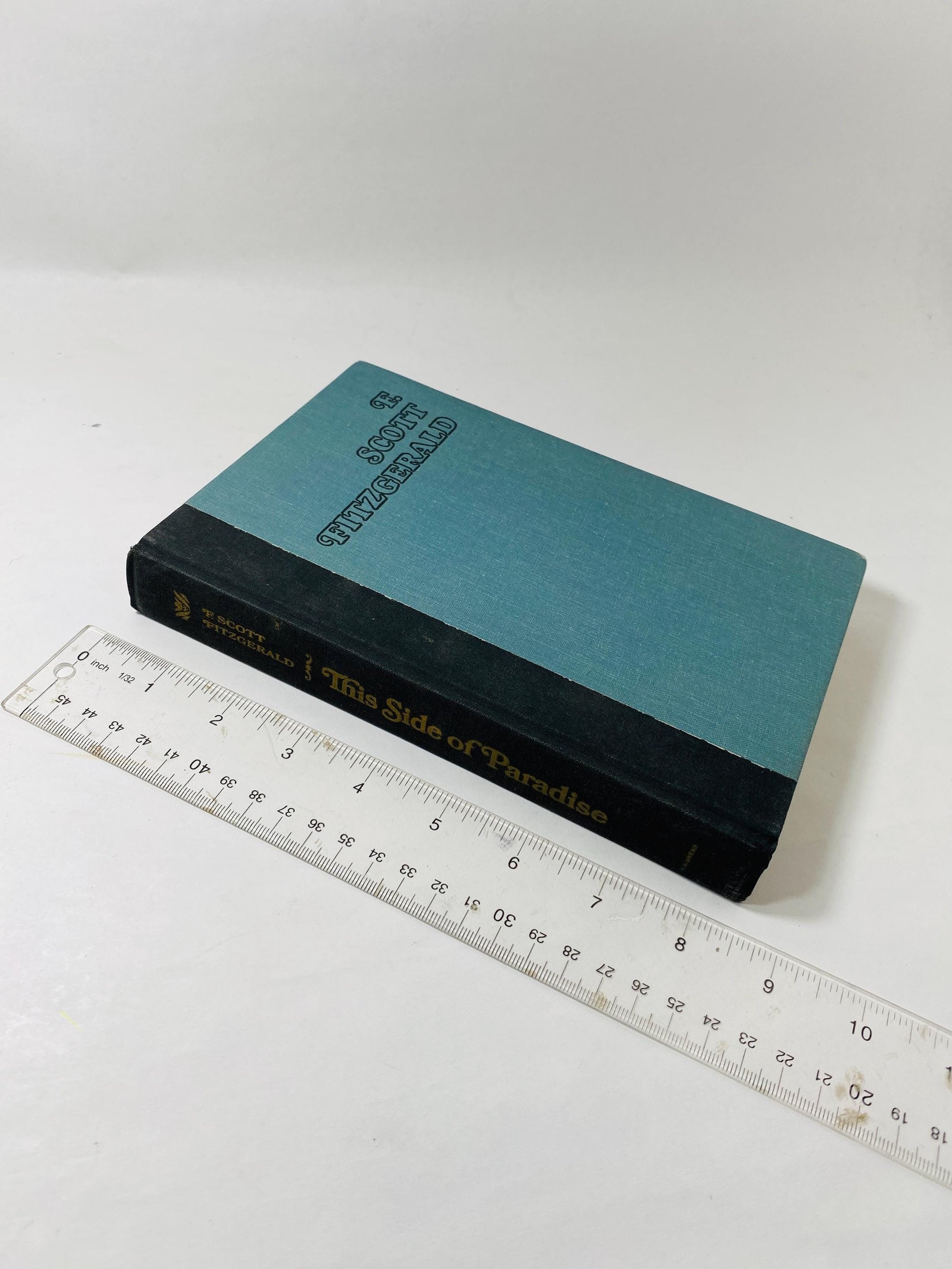 This Side of Paradise by F Scott Fitzgerald. Vintage semi-autobiographical book circa 1948. Debut novel about the lives of post WW I youth