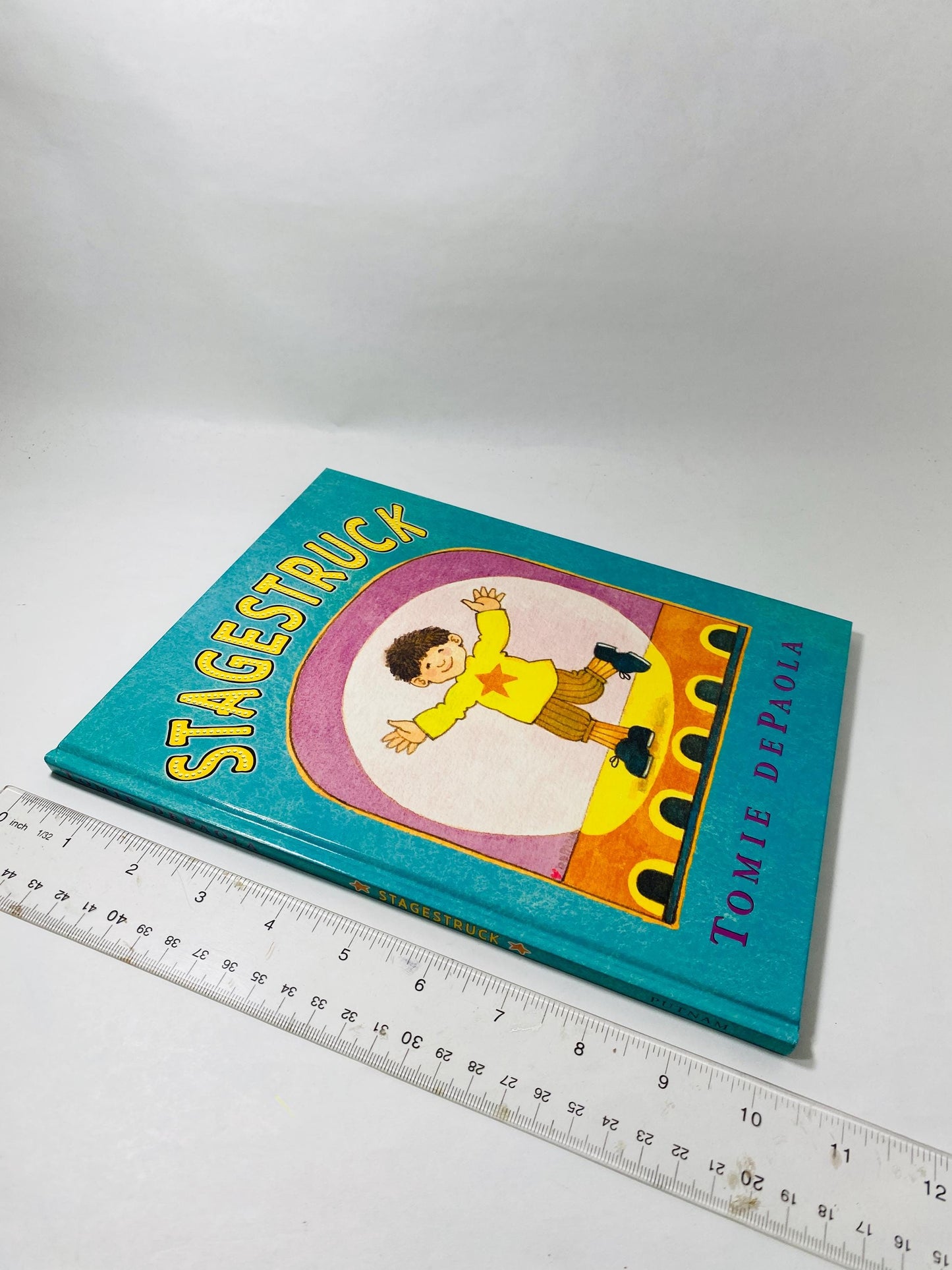 Stagestruck by Tomie dePaola vintage children's book about the ups and downs of a budding performer