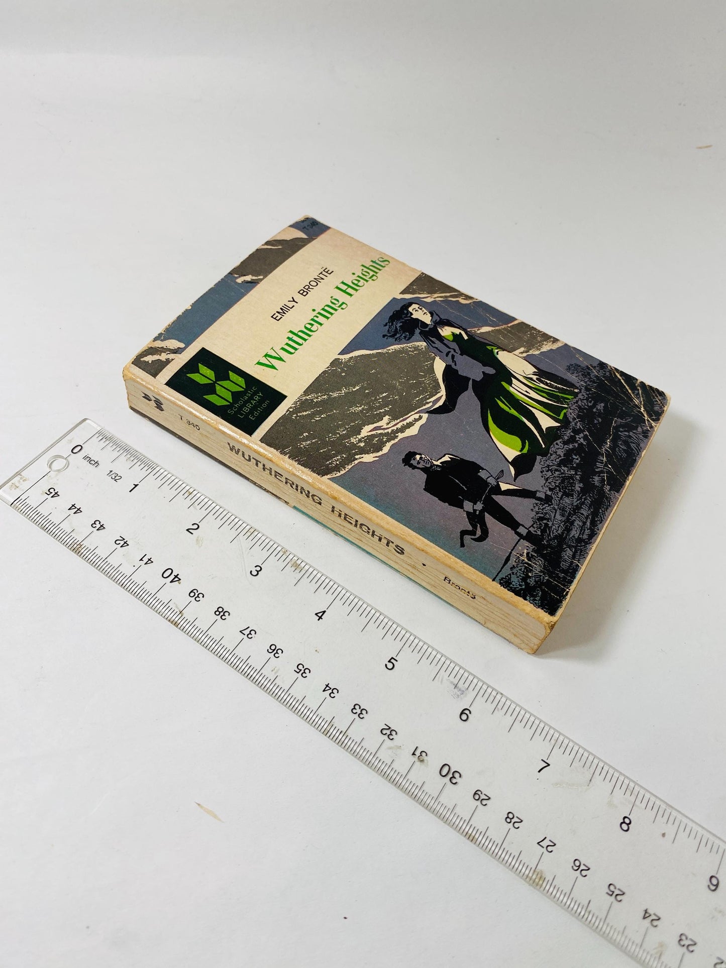 1961 Wuthering Heights by Emily Bronte vintage Scholastic paperback book at home reading Greatest Love story ever told! Cathy Heathcliff.