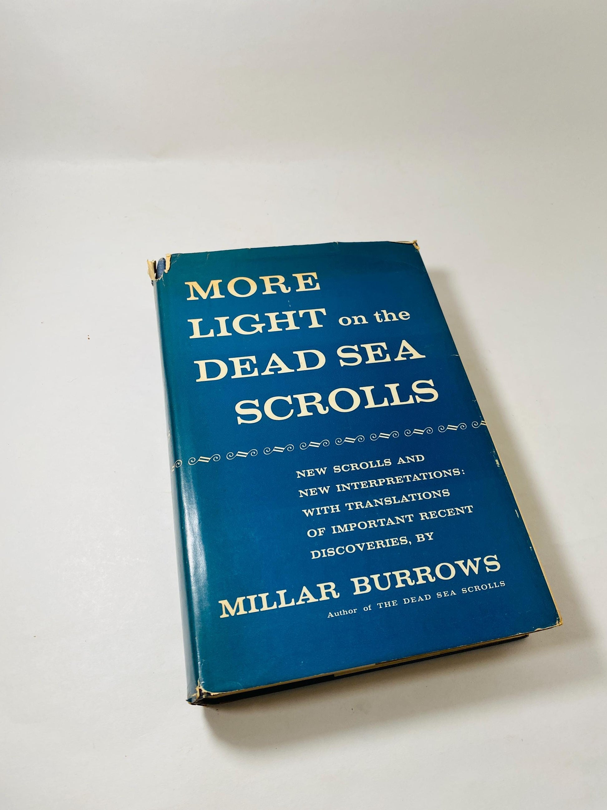 Dead Sea Scrolls vintage book by Burrows circa 1965 amazing secrets behind these Judaean desert 2000-year-old texts