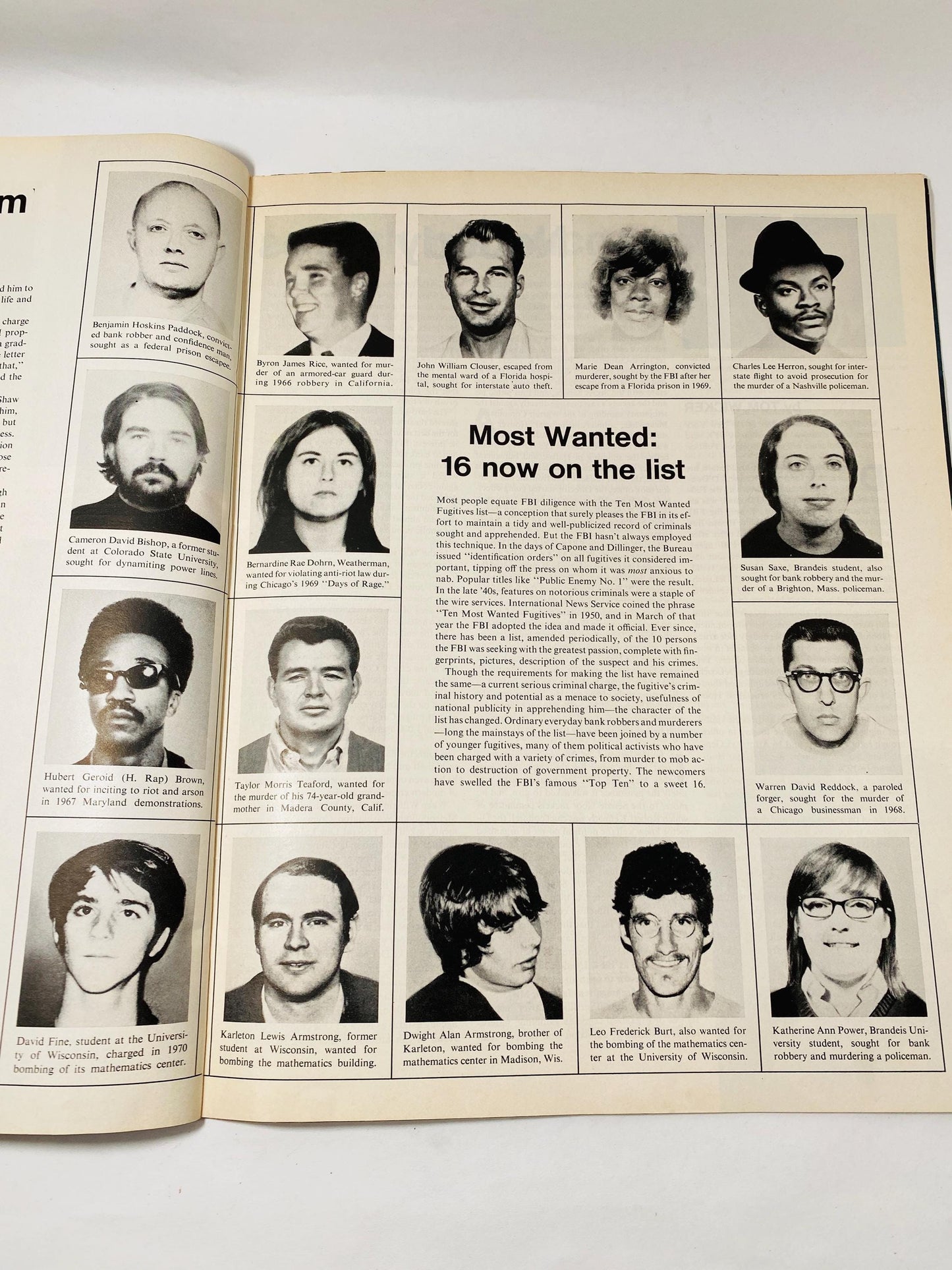 J Edgar Hoover vintage Life Magazine April 9 1971 FBI G-Man Under Fire