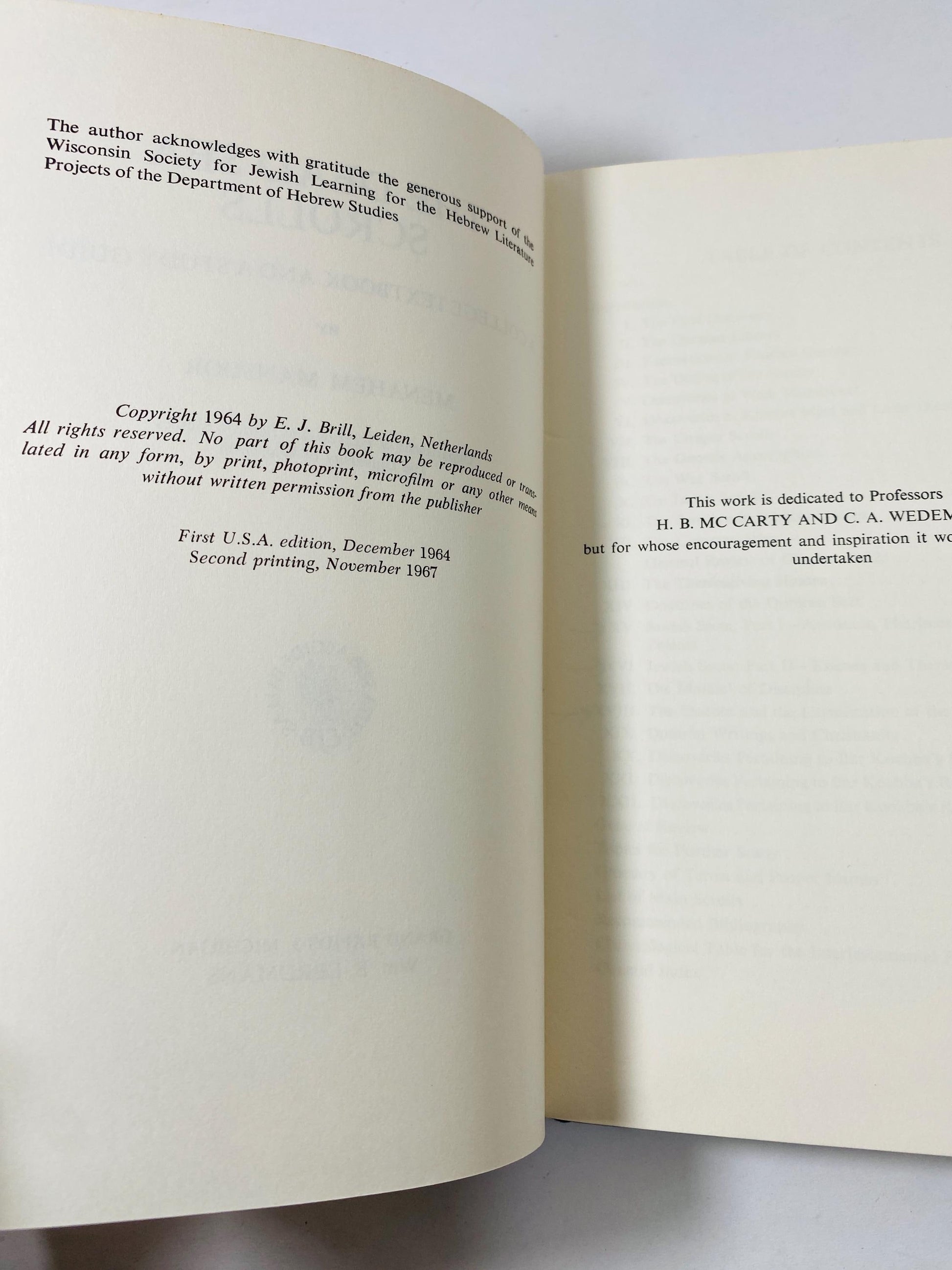 Dead Sea Scrolls vintage book by Menaheim Mansoor circa 1967 amazing secrets behind these Judean desert 2000-year-old texts