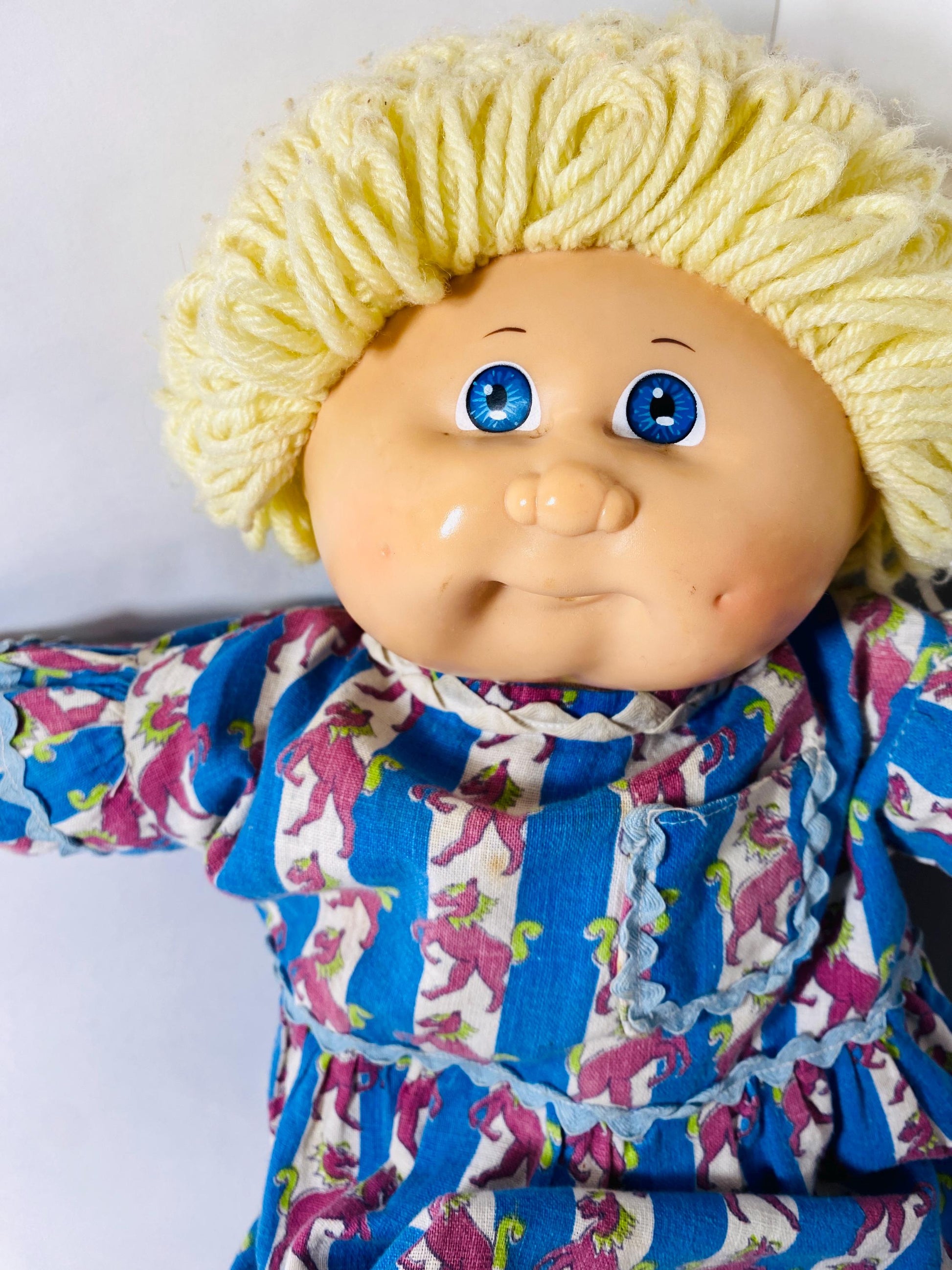 Cabbage Patch Kid 1982 Vintage blonde girl doll Xavier Roberts Signature original Coleco CPK Nostalgia