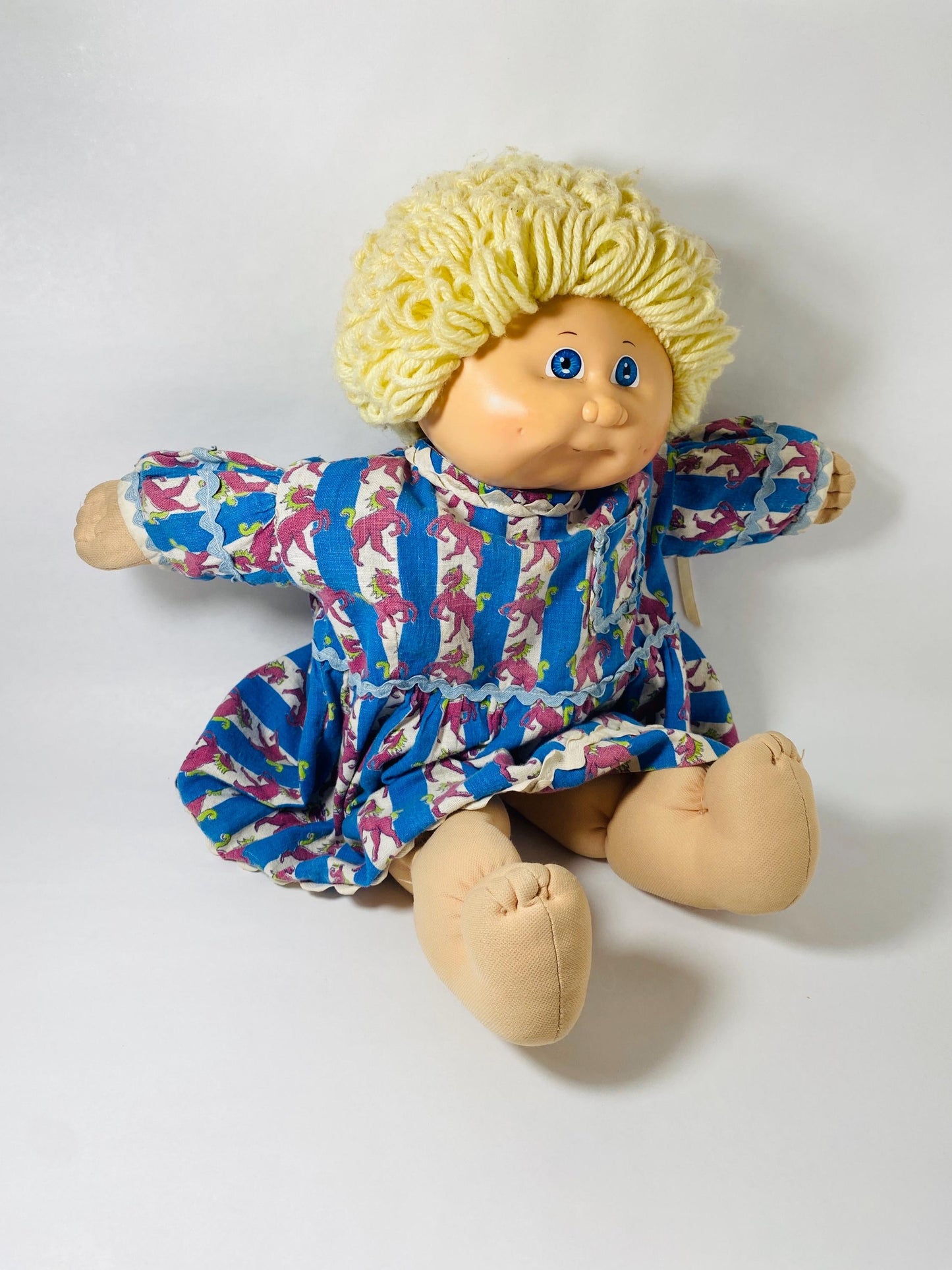 Cabbage Patch Kid 1982 Vintage blonde girl doll Xavier Roberts Signature original Coleco CPK Nostalgia