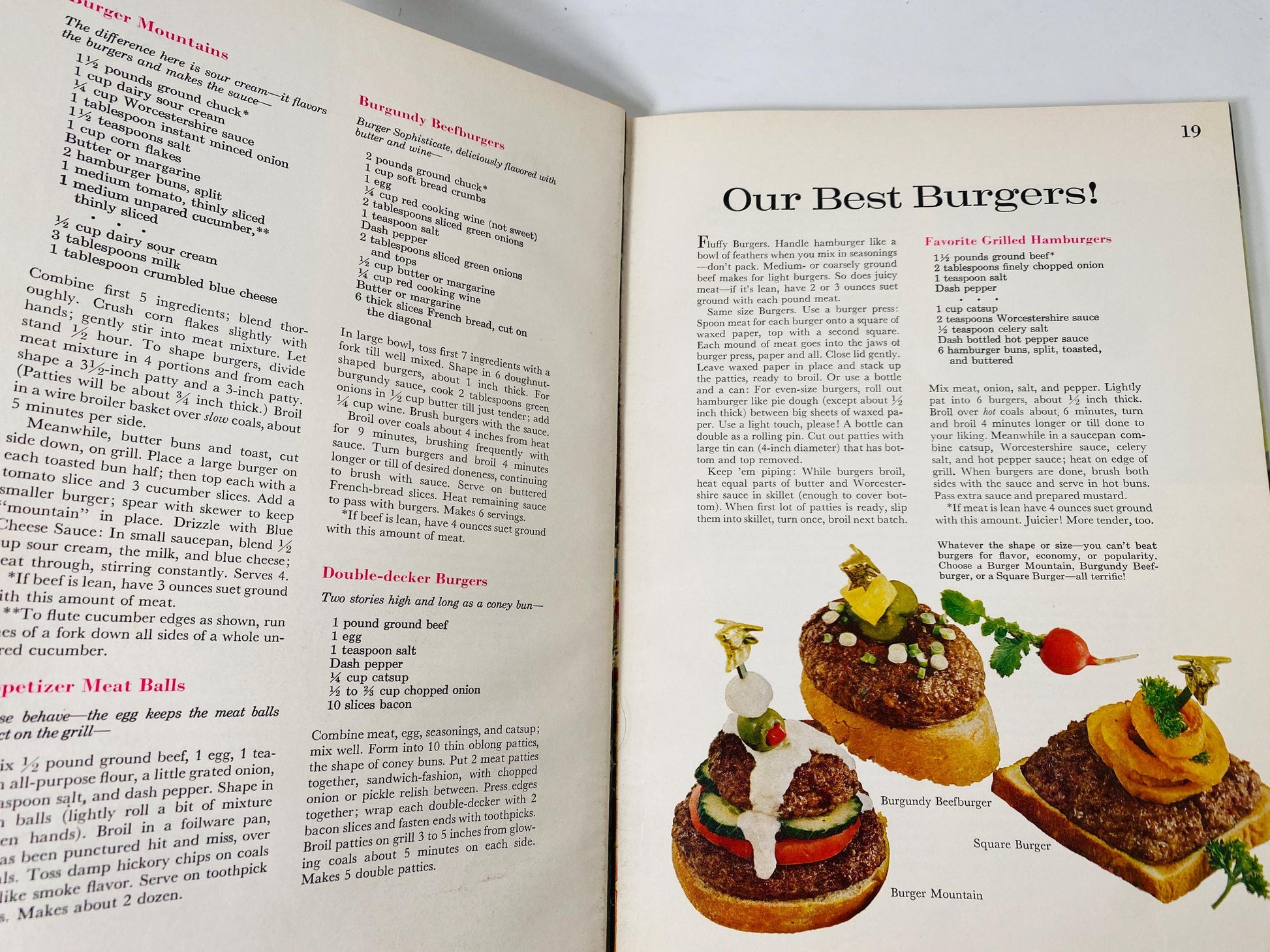 1967 Better Homes and Gardens Barbecue Cookbook Vintage Outdoor Cooking BBQ Gift Weber Kettle. Spit roasting vegetables meat carnivore