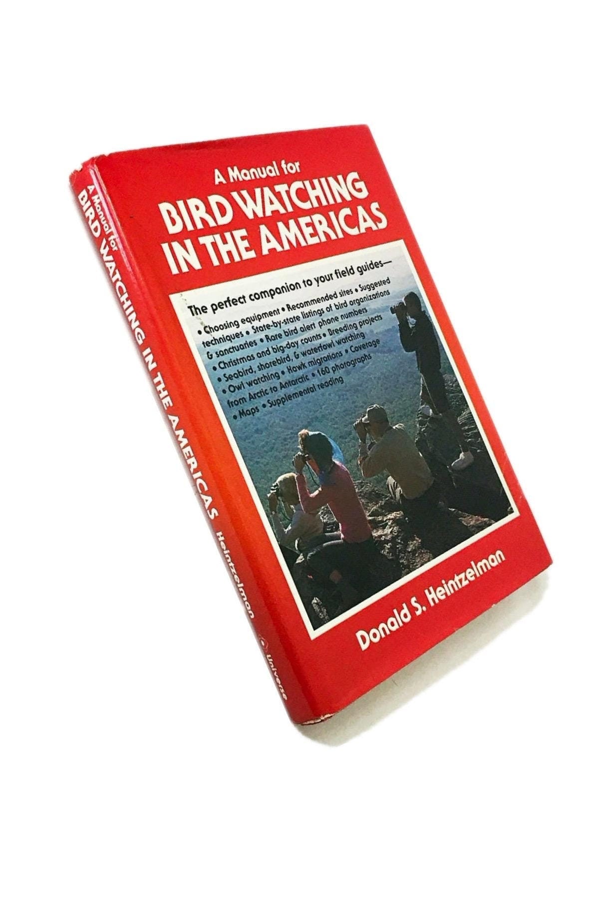 Bird Watching Manual by Heintzelman circa 1979 First Edition vintage cabin decor Audubon Book family home backyard outdoors nature gift