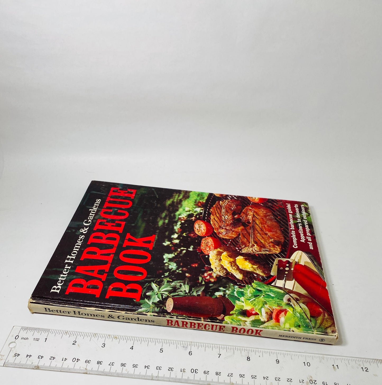 1967 Better Homes and Gardens Barbecue Cookbook Vintage Outdoor Cooking BBQ Gift Weber Kettle. Spit roasting vegetables meat carnivore
