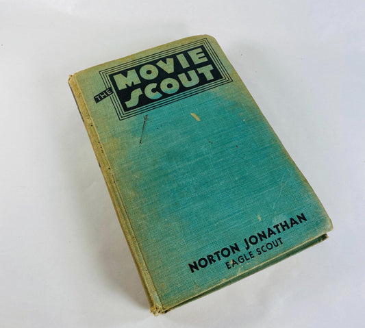 1934 Movie Scout vintage book by Norton Hughes Jonathan about a notorious criminal who escaped from Alcatraz.