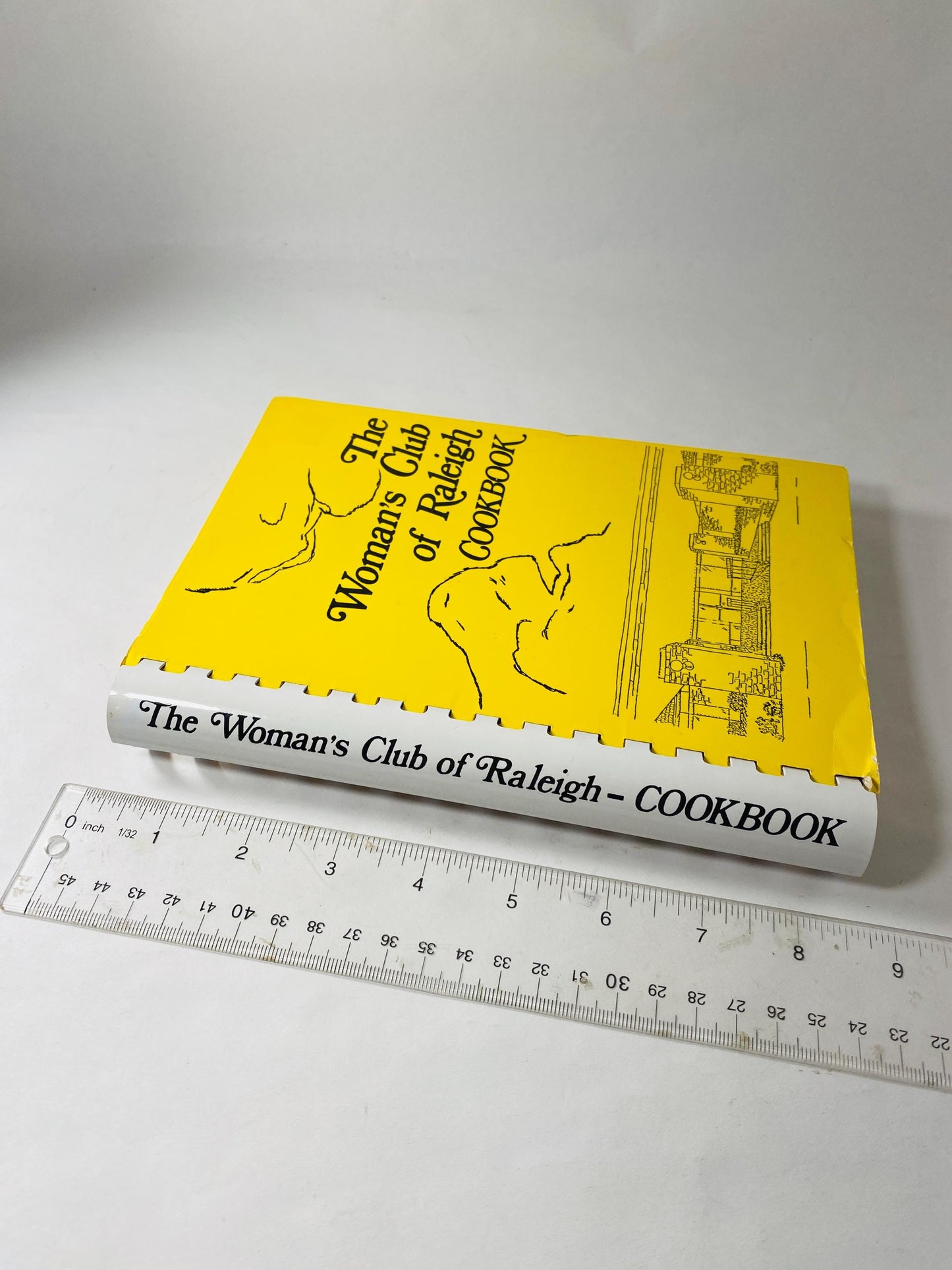 Women's Club of Raleigh North Carolina Vintage cookbook circa 1985 Fish, seafood crawfish shrimp crab cakes boils and casserole recipes