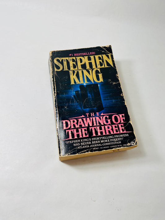 The Dark Tower II Drawing of the Three by Stephen King. FIRST EDITION First Printing. Vintage book circa 1987. First Plume Printing. Gift