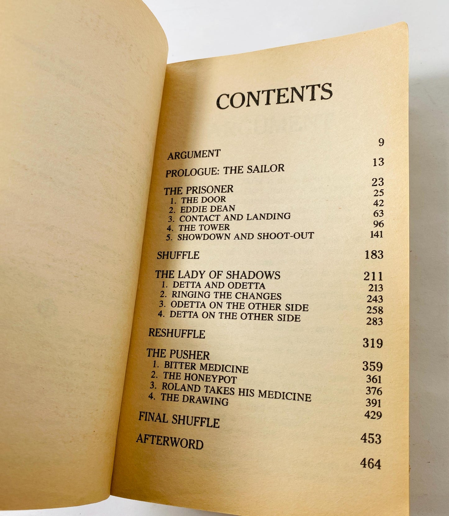 The Dark Tower II Drawing of the Three by Stephen King. FIRST EDITION First Printing. Vintage book circa 1987. First Plume Printing. Gift