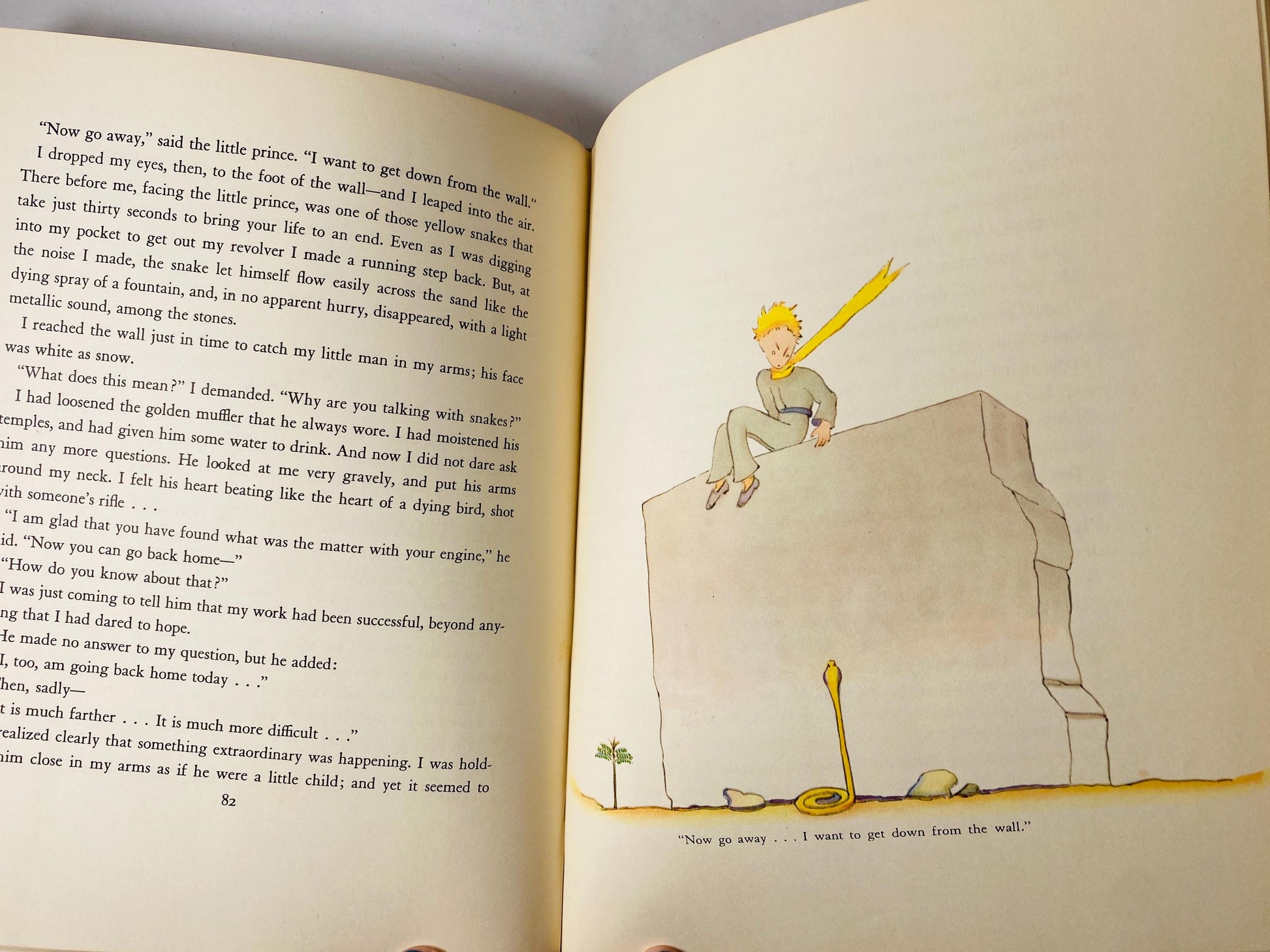 The Little Prince EARLY PRINTING vintage book circa 1943 by Antoine De Saint-Exupery Children's Harcourt Brace World