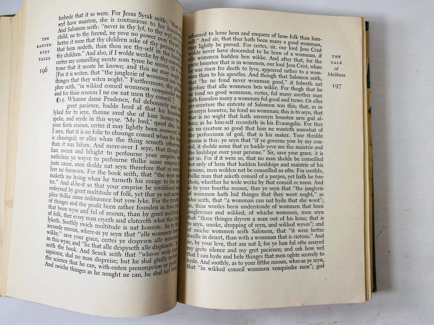 Canterbury Tales by Geoffrey Chaucer vintage book circa 1934 Beautiful brown book decor illustrated by Rockwell Kent