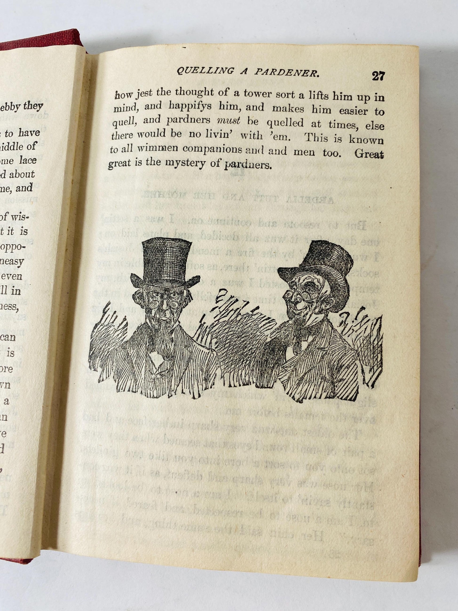 Samantha at Saratoga Flirting With Fashion Antique book circa 1887 by Marietta Holley about dangers of trying to conform to societal norms