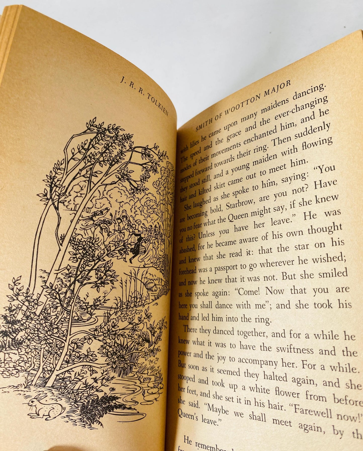 Smith of Wootton Major FIRST PRINTING vintage paperback book by JRR Tolkien circa 1969 Perfect gift. Scifi, Hobbit, Lord of the Rings