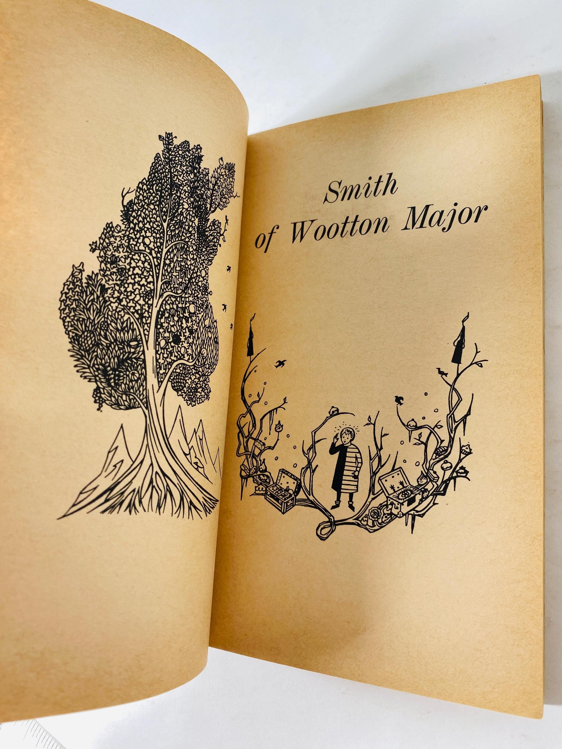 Smith of Wootton Major FIRST PRINTING vintage paperback book by JRR Tolkien circa 1969 Perfect gift. Scifi, Hobbit, Lord of the Rings