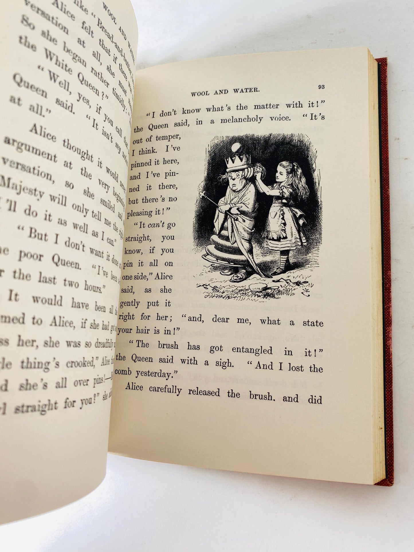 1927 Through the Looking-Glass and What Alice Found There by Lewis Carroll illustrated John Tenniel London Macmillan