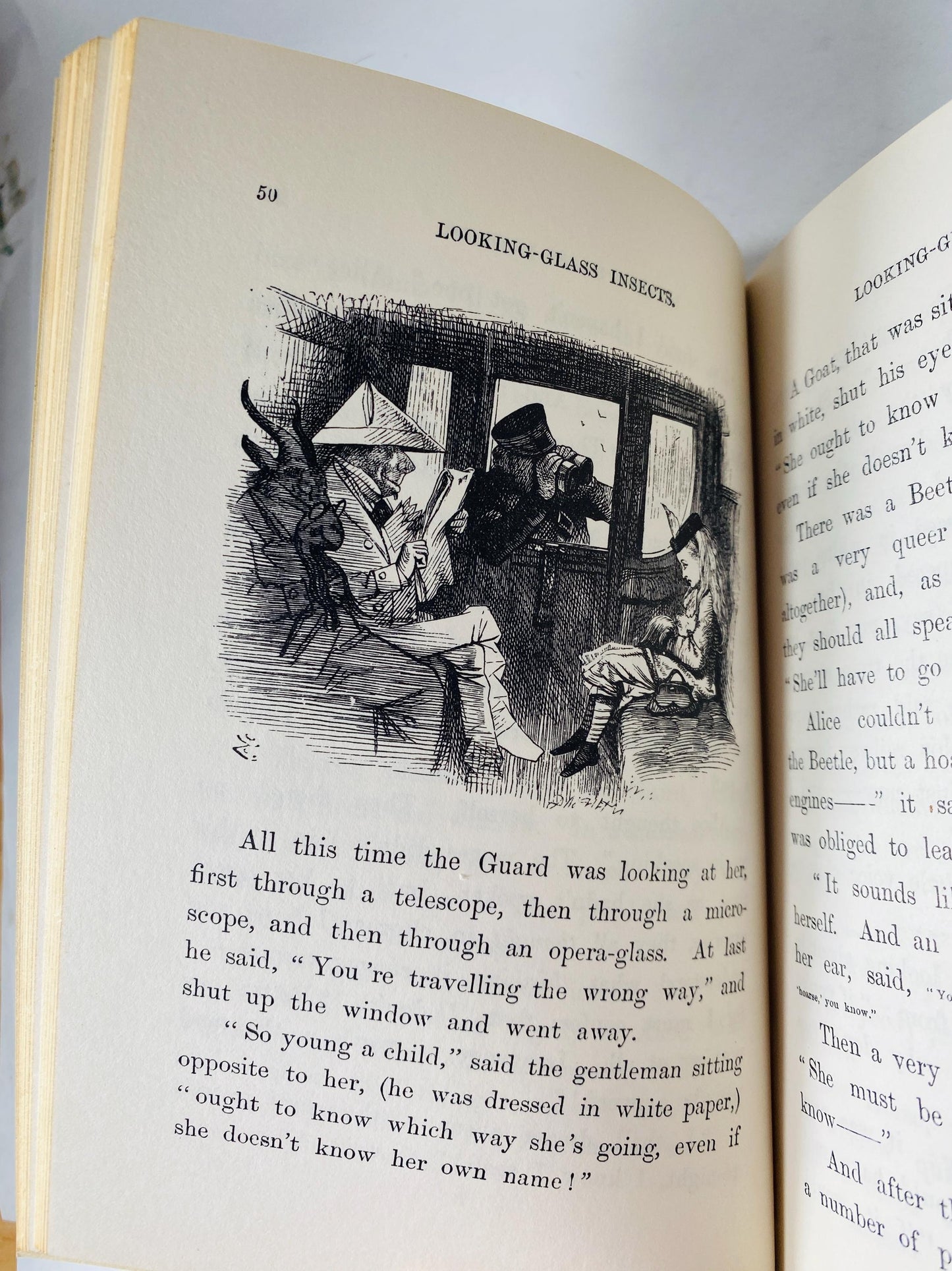 1927 Through the Looking-Glass and What Alice Found There by Lewis Carroll illustrated John Tenniel London Macmillan
