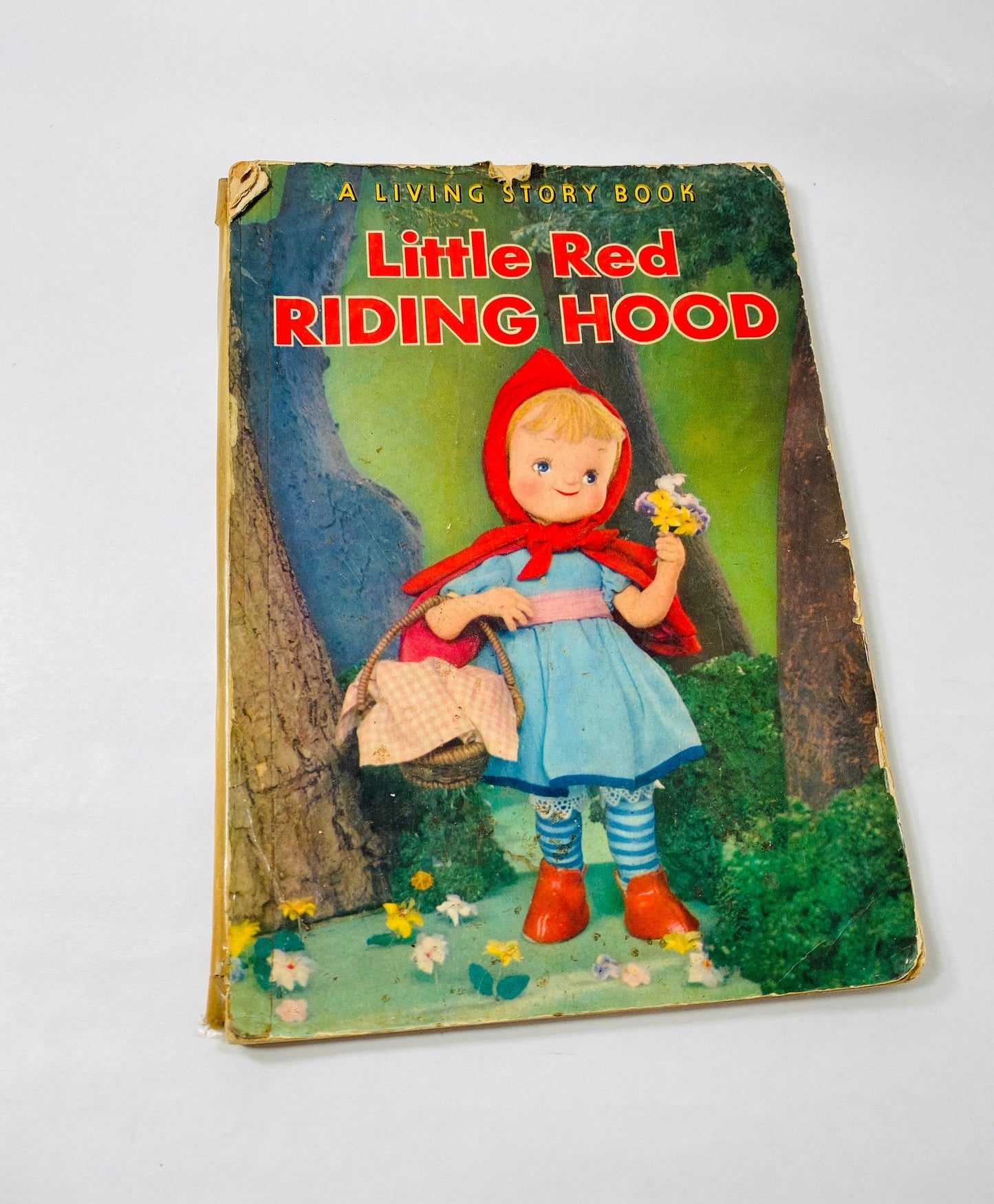 Little Red Riding Hood vintage Living Story Book Shiba Productions manufactured in Japan circa 1962