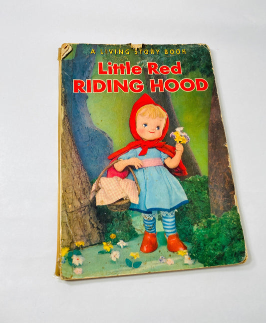 Little Red Riding Hood vintage Living Story Book Shiba Productions manufactured in Japan circa 1962