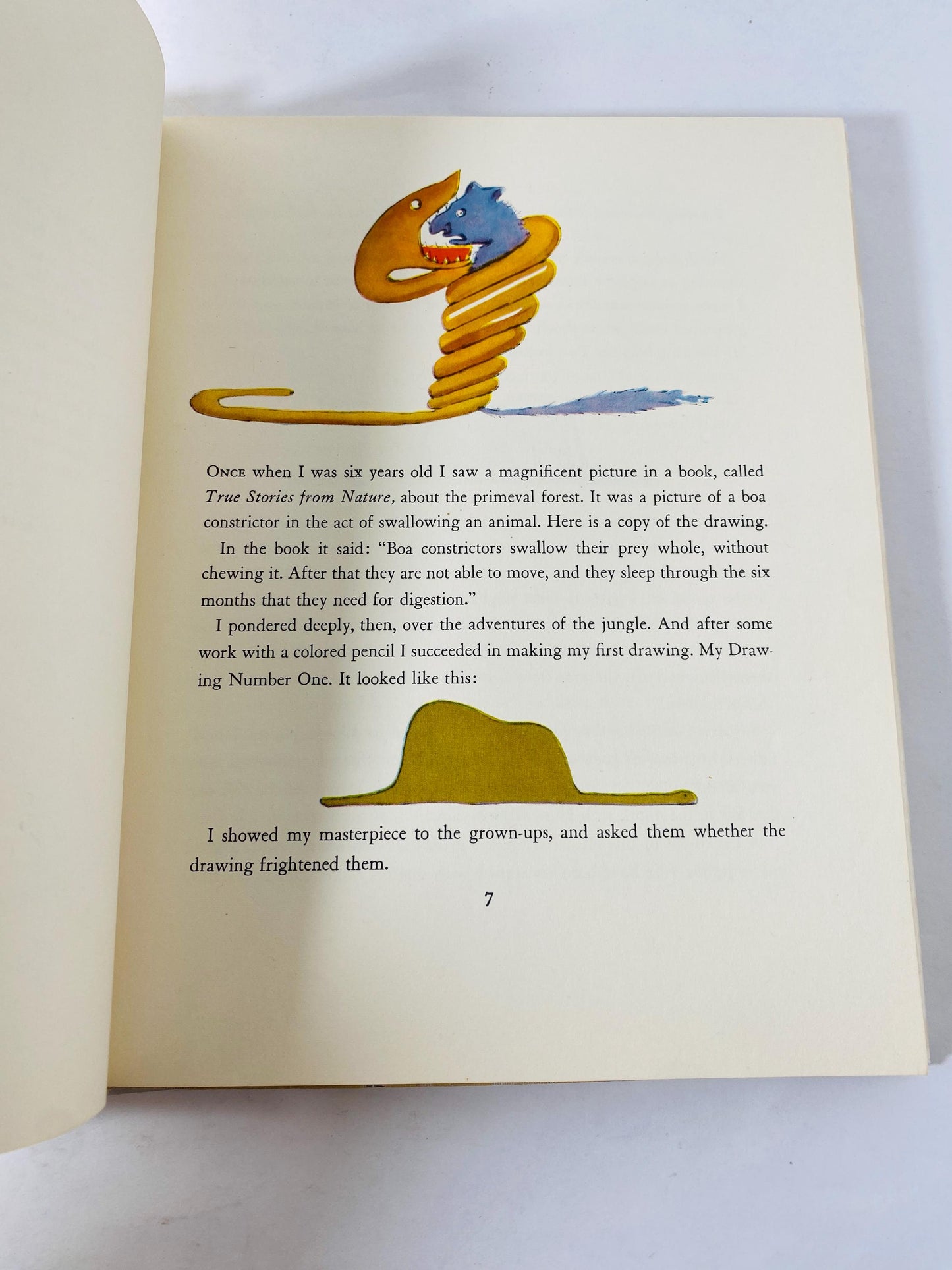 The Little Prince EARLY PRINTING vintage book circa 1943 by Antoine De Saint-Exupery Children's Harcourt Brace World