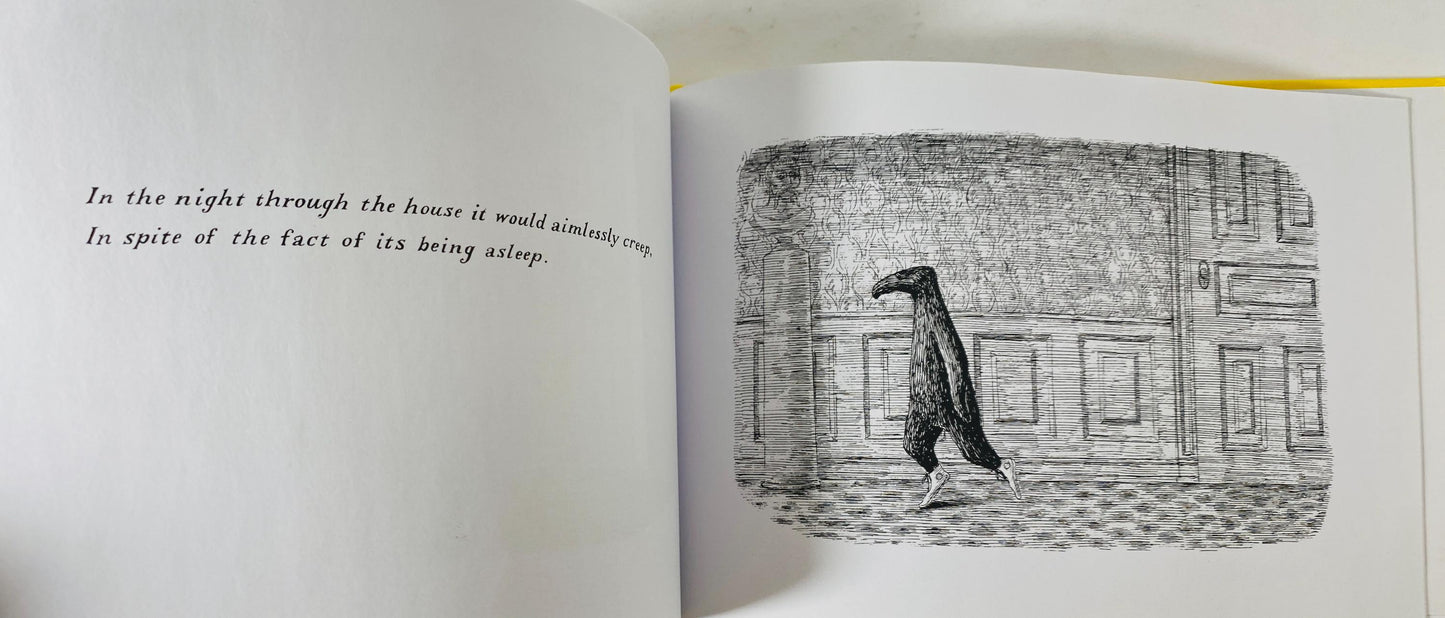 1985 The Doubtful Guest by Ogdred Weary aka Edward Gorey Vintage book Peter Weed Books.