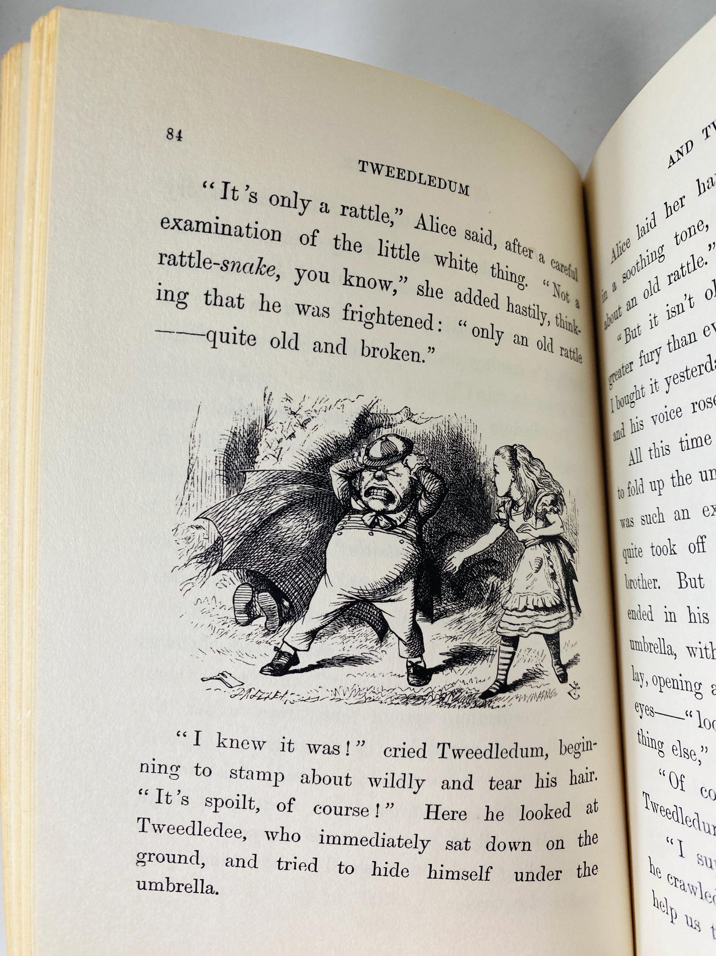 1927 Through the Looking-Glass and What Alice Found There by Lewis Carroll illustrated John Tenniel London Macmillan