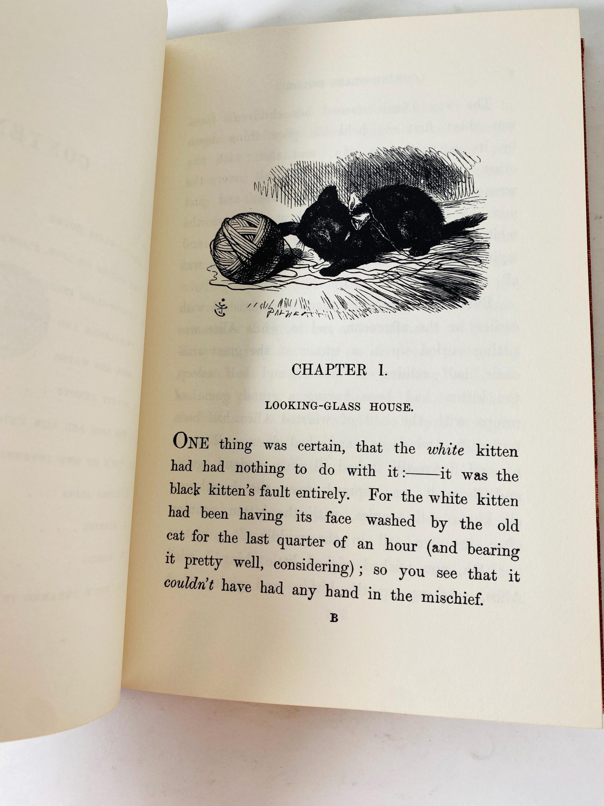 1927 Through the Looking-Glass and What Alice Found There by Lewis Carroll illustrated John Tenniel London Macmillan