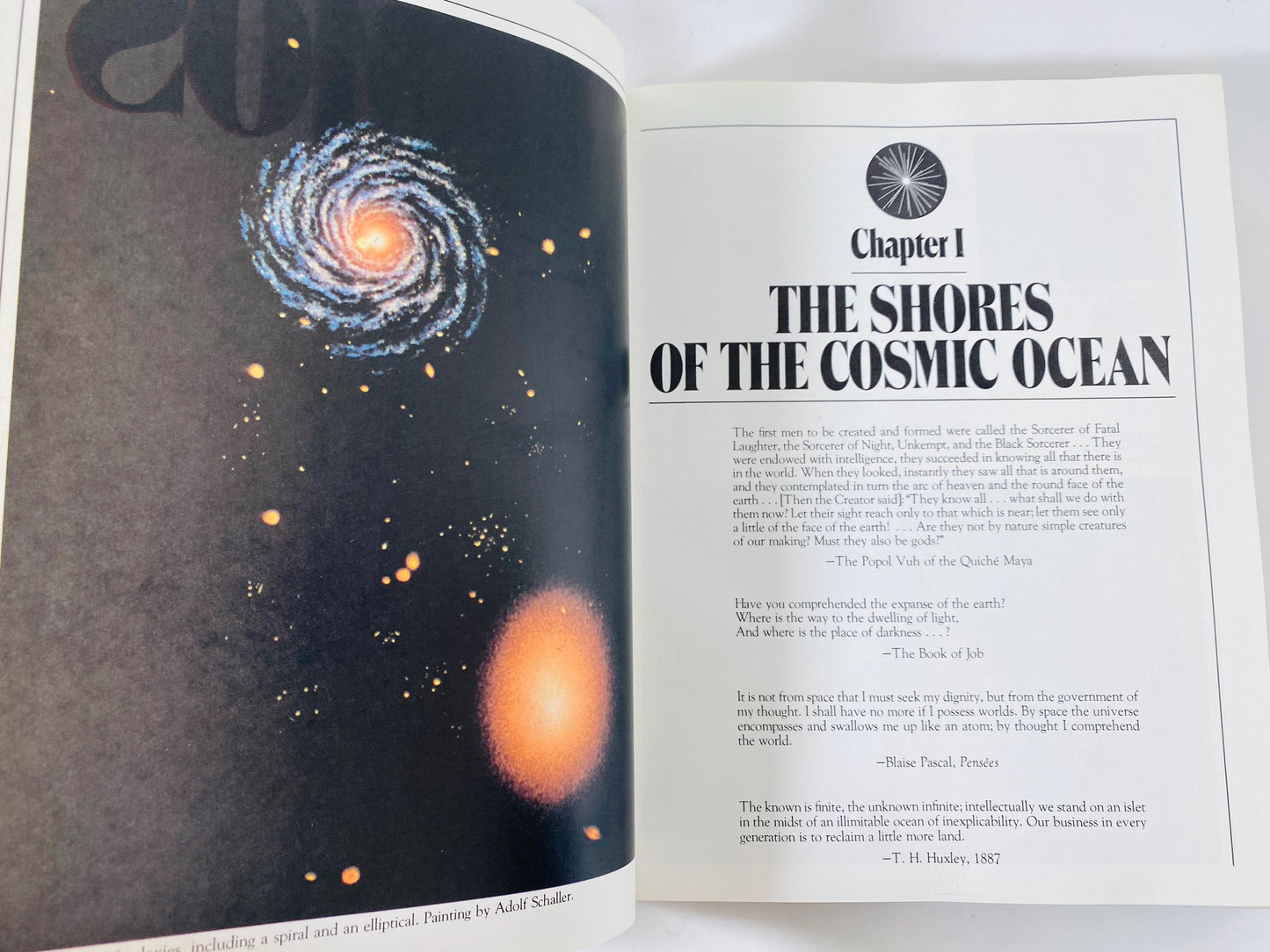 Cosmos First edition vintage book by Carl Sagan circa 1980 Astronomy, cosmology, astrophysicist, astrobiology, science popularizer. Gift