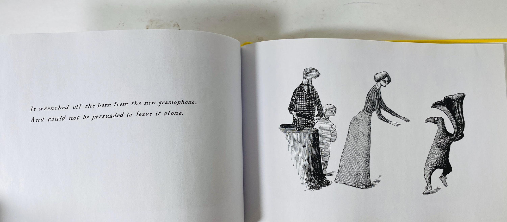 1985 The Doubtful Guest by Ogdred Weary aka Edward Gorey Vintage book Peter Weed Books.