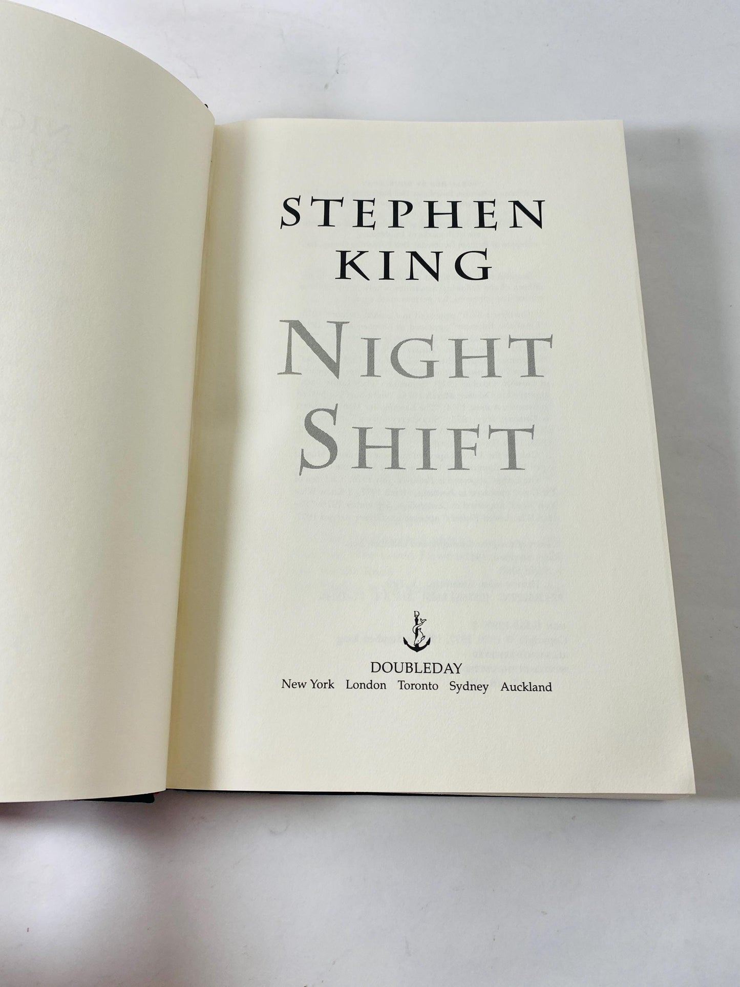 Night Shift by Stephen King EARLY PRINTING! Vintage book circa 1978 horror Children of the Corn Graveyard Shift, and The Lawnmower Man