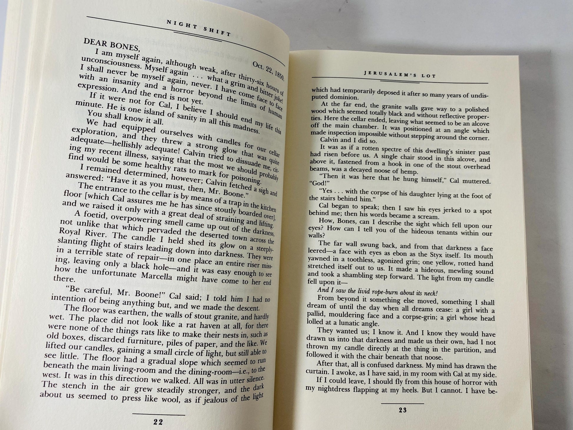Night Shift by Stephen King EARLY PRINTING! Vintage book circa 1978 horror Children of the Corn Graveyard Shift, and The Lawnmower Man