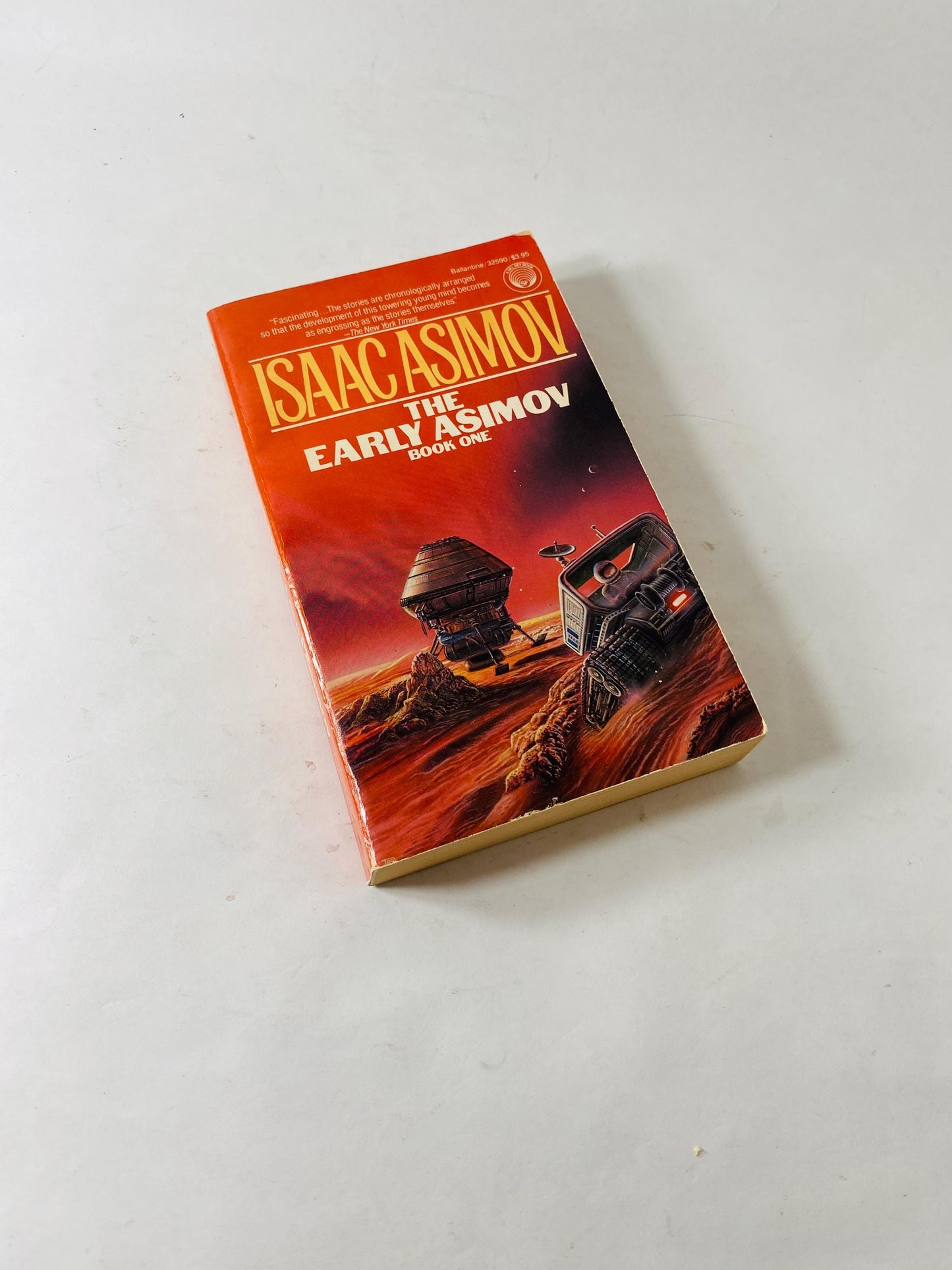 Early Issac Asimov Vintage Avon paperback book circa 1986 Book One Callistan Menace Ring Around Sun Black Friar Venus Half Breed