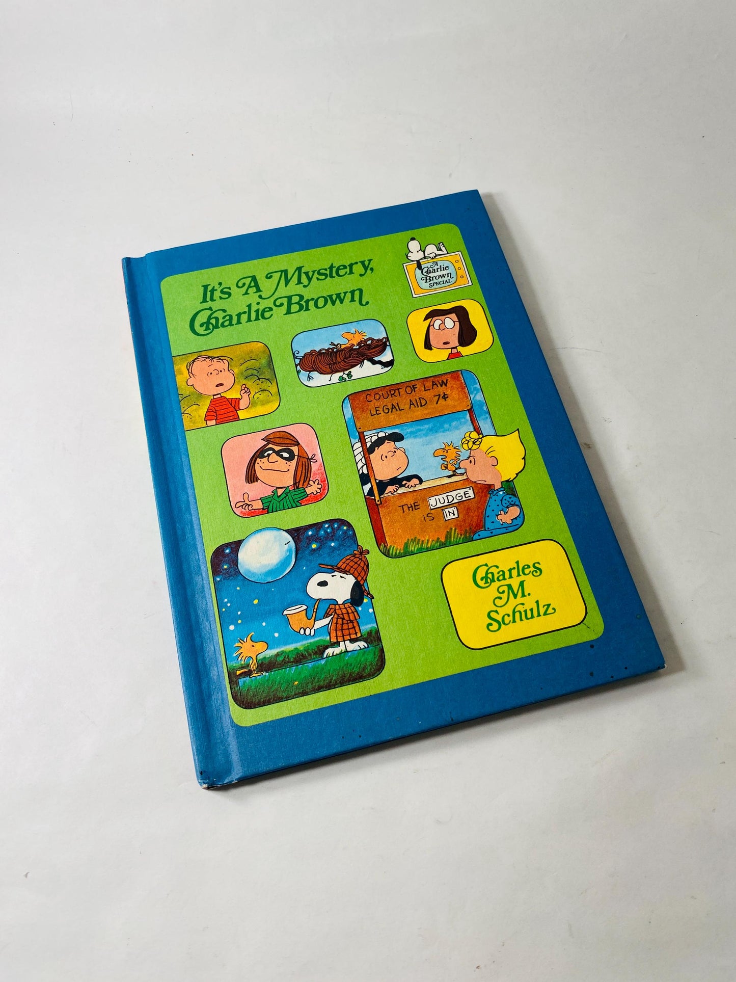 Its a Mystery Charlie Brown vintage Peanuts book by Charles Schulz circa 1975 Children's Book gift