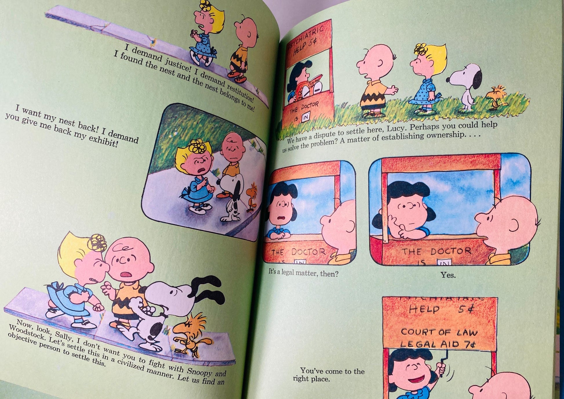 Its a Mystery Charlie Brown vintage Peanuts book by Charles Schulz circa 1975 Children's Book gift