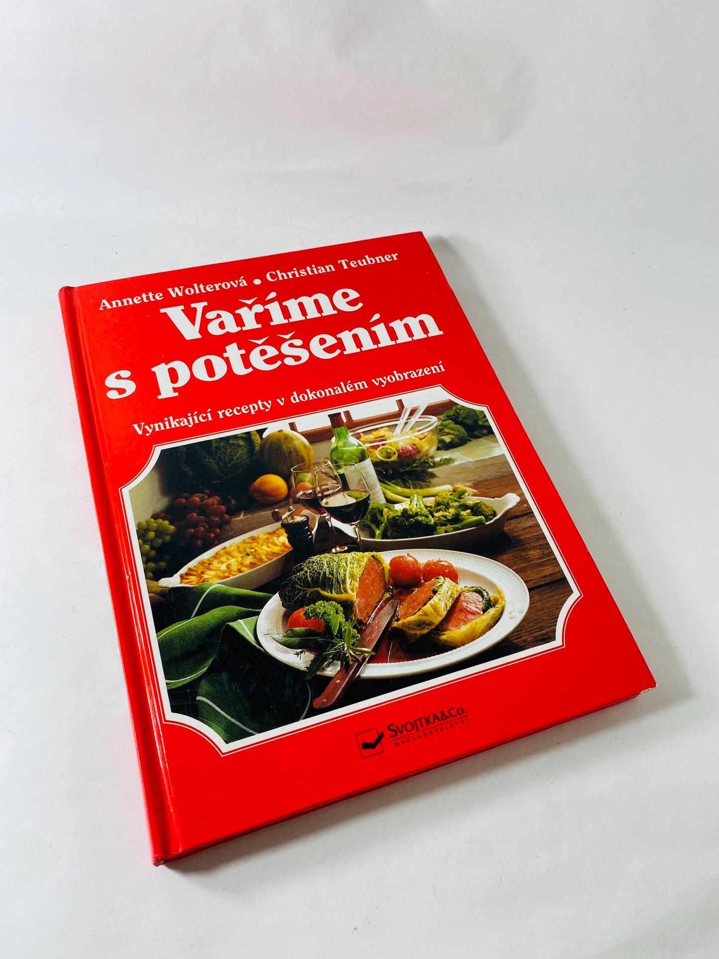 Vaříme s potěšením Cooking with Pleasure vintage Czech by Annette Wolterová and Christian Teubner circa 1997 European recipes meat dumplings