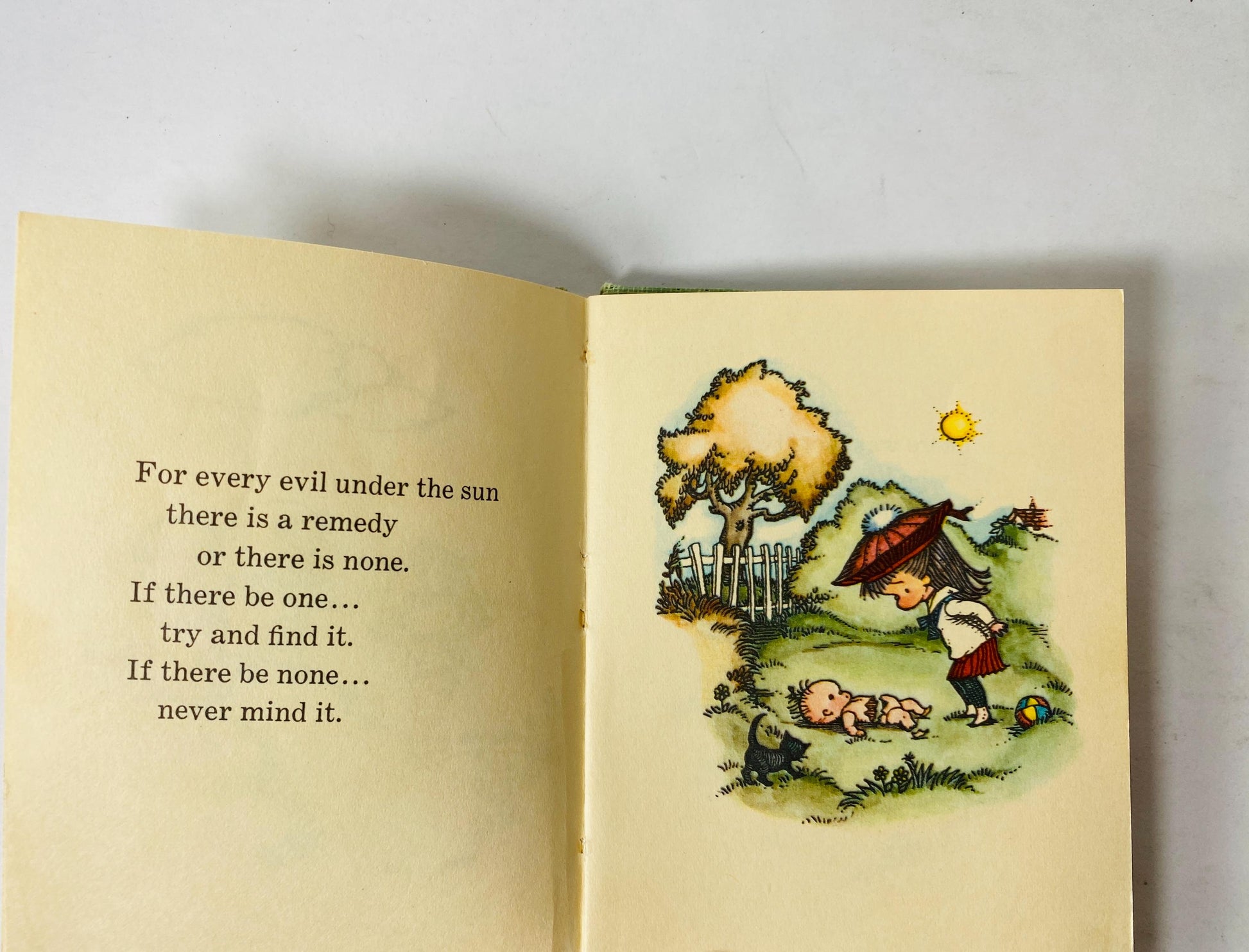 1964 Pocketful of Poverbs vintage book by Joan Walsh Anglund FIRST EDITION without dust jacket Gorgeous illustrations!