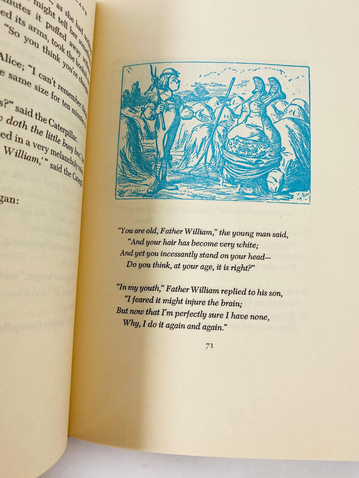 1954 Alice in Wonderland vintage book by Lewis Carroll Junior Deluxe Edition illustrations by John Tenniel
