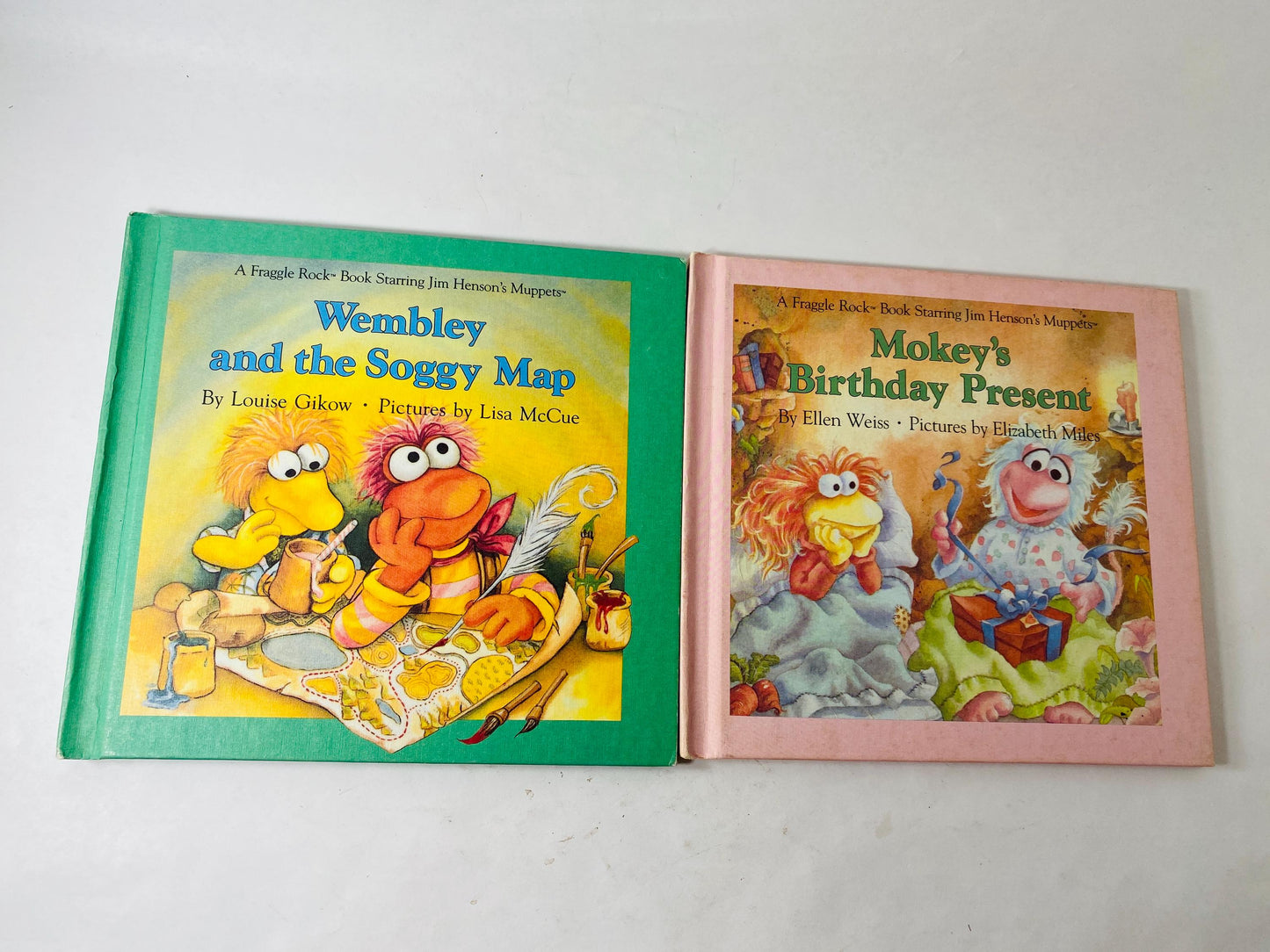 Fraggle Rock First Edition Book Club Series HUGE SET Jim Henson vintage lot 14 books circa 1985 Nursery decor set. Fantastic gift!